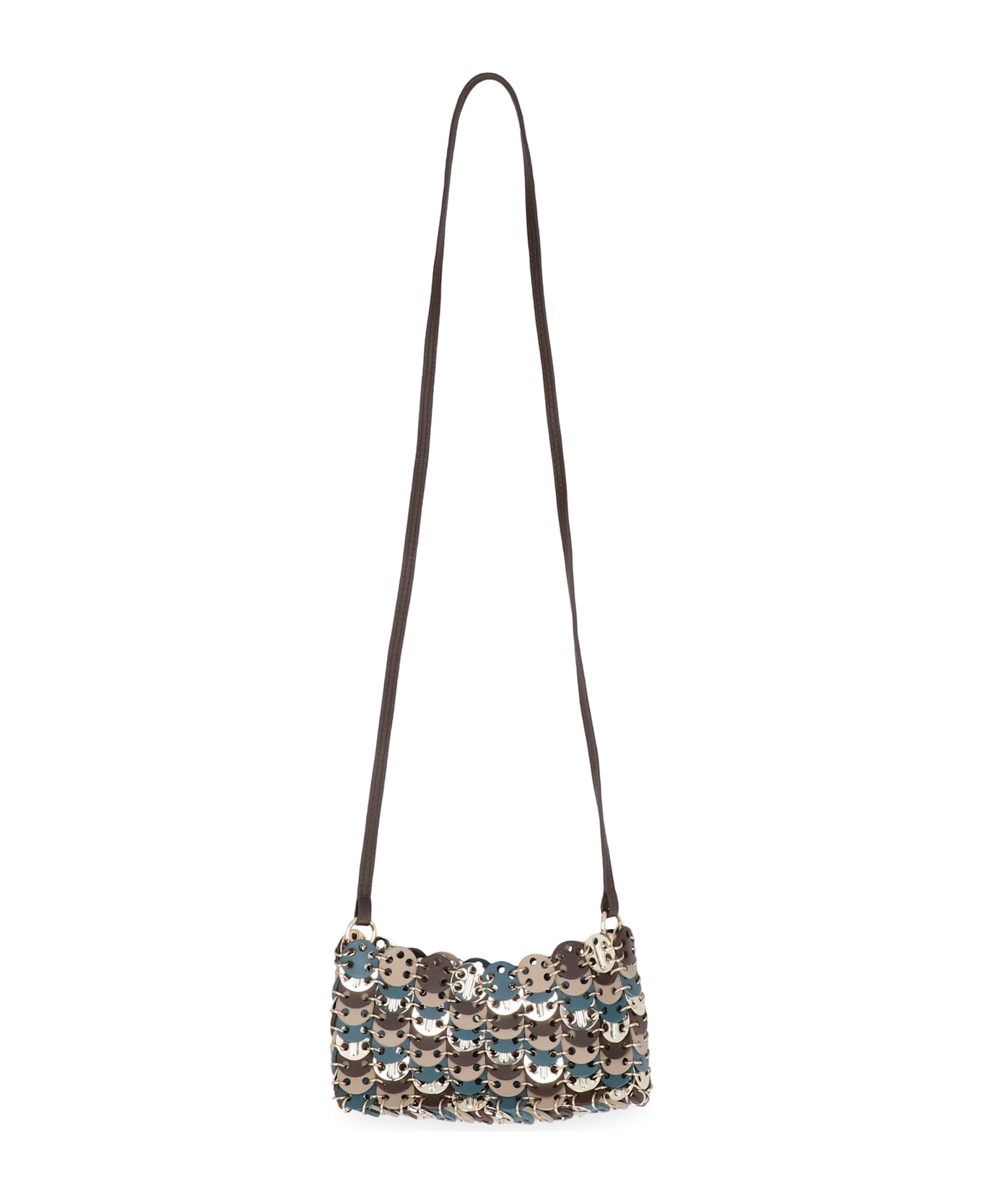 Paco Rabanne Leather Crossbody Bag - Multicolor