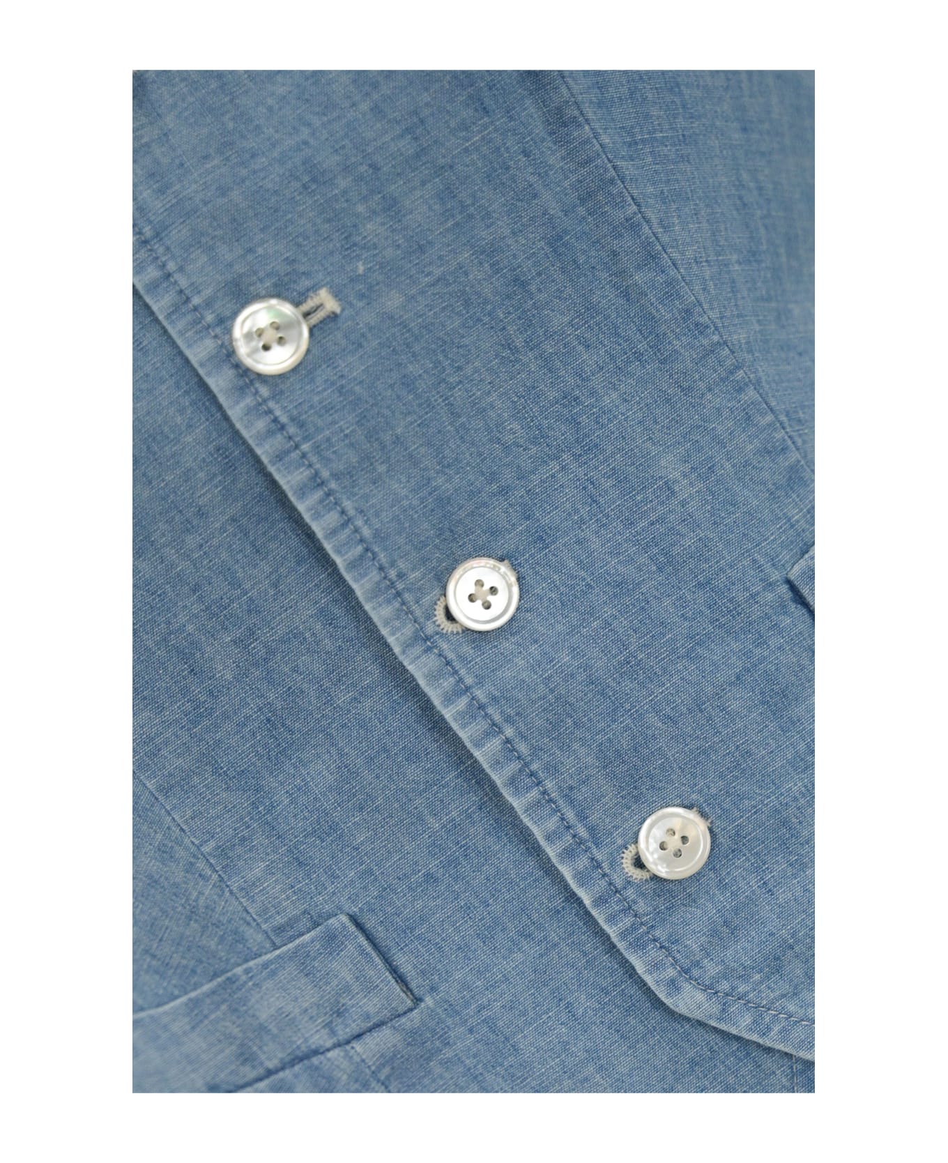 Polo Ralph Lauren Chambray Cotton Vest - Chambray