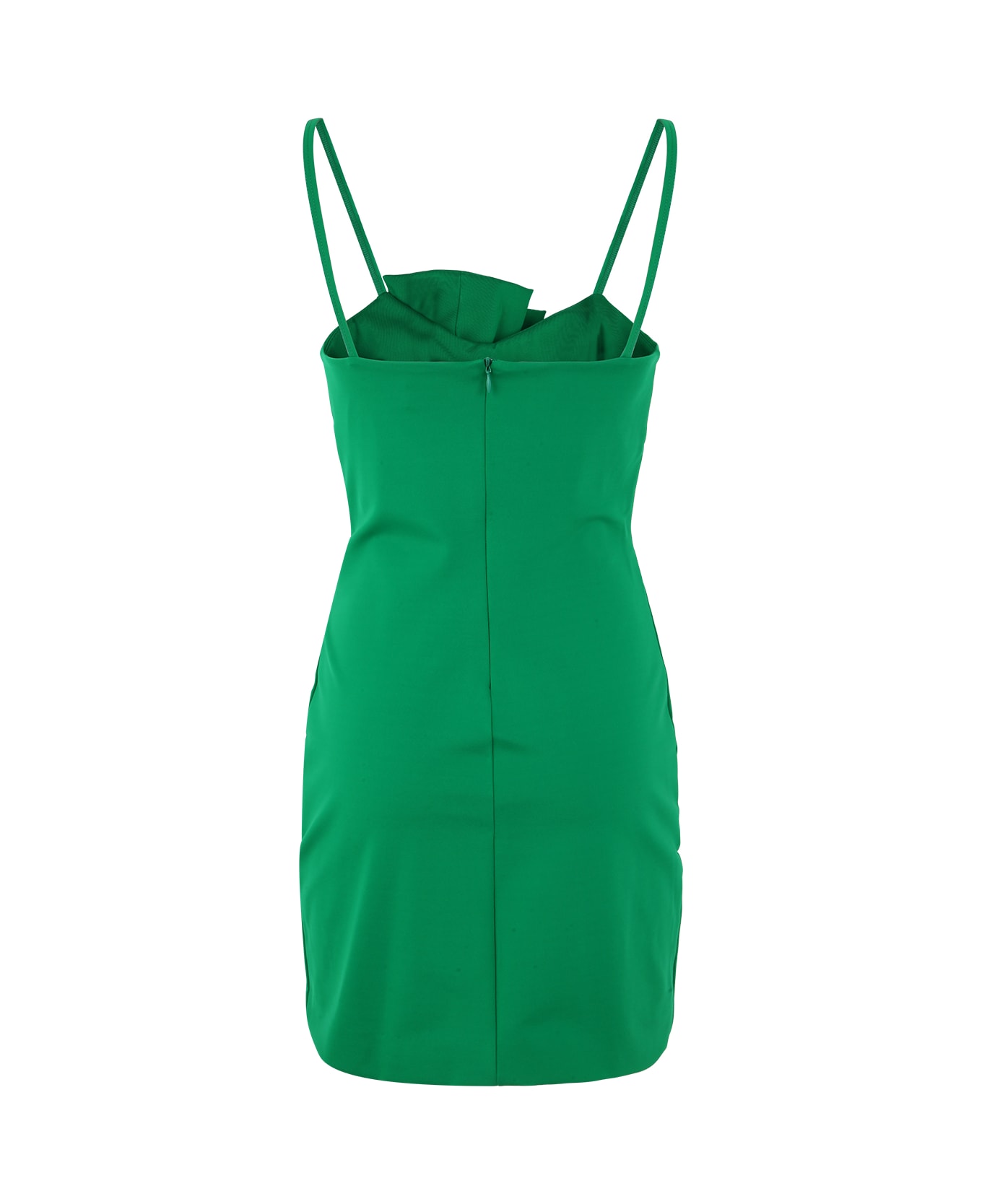 Parosh Dress Punto Milano - Emerald Green