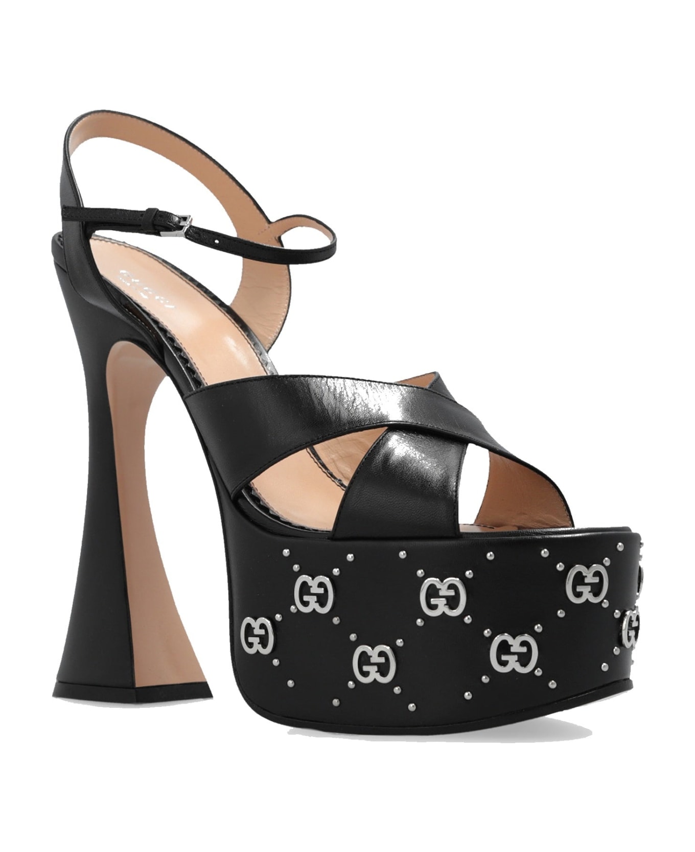 Gucci Leather Platform Sandals | italist