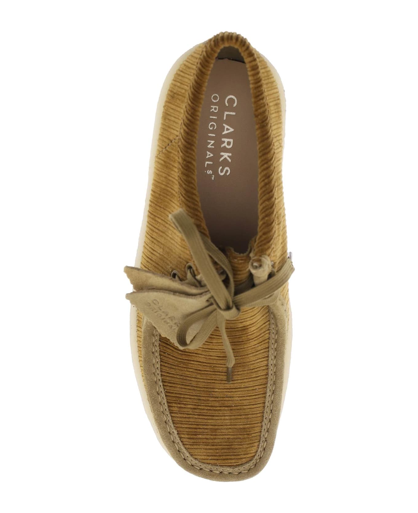 Clarks Wallabee Cup Lace-up Shoes - TAN CORD (Brown)