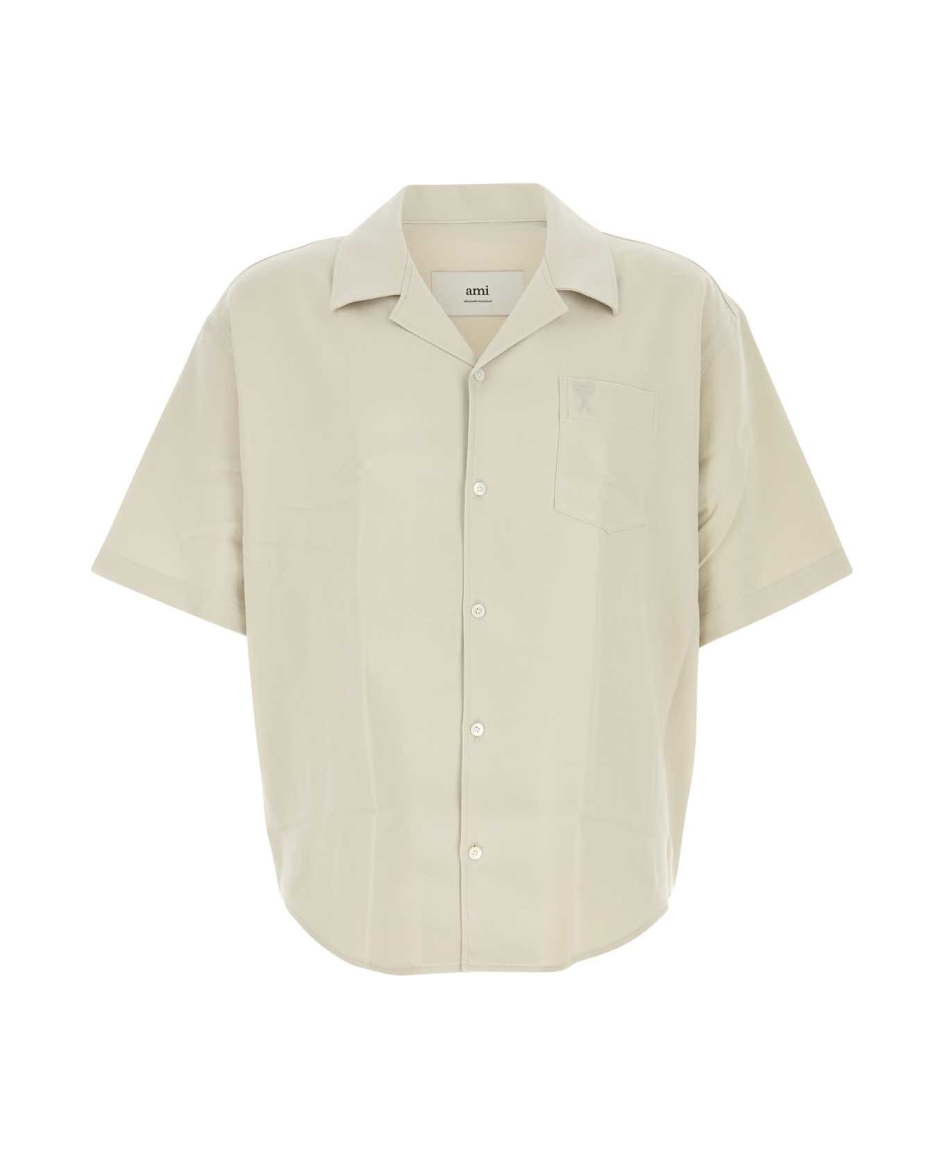 Ami Alexandre Mattiussi Chalk Cotton Shirt - MASTIC