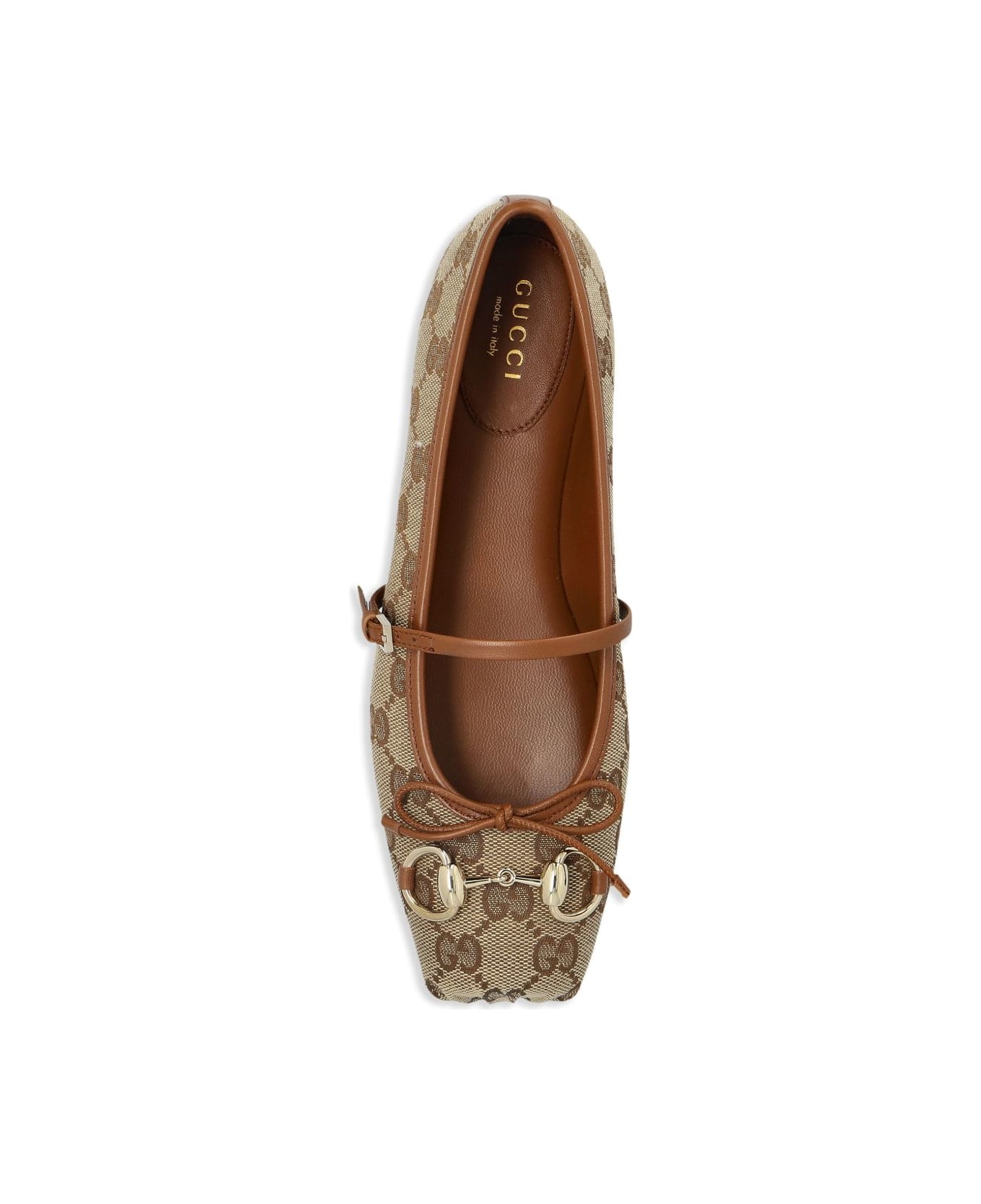 Gucci Horsebit Ballets - Leather Brown