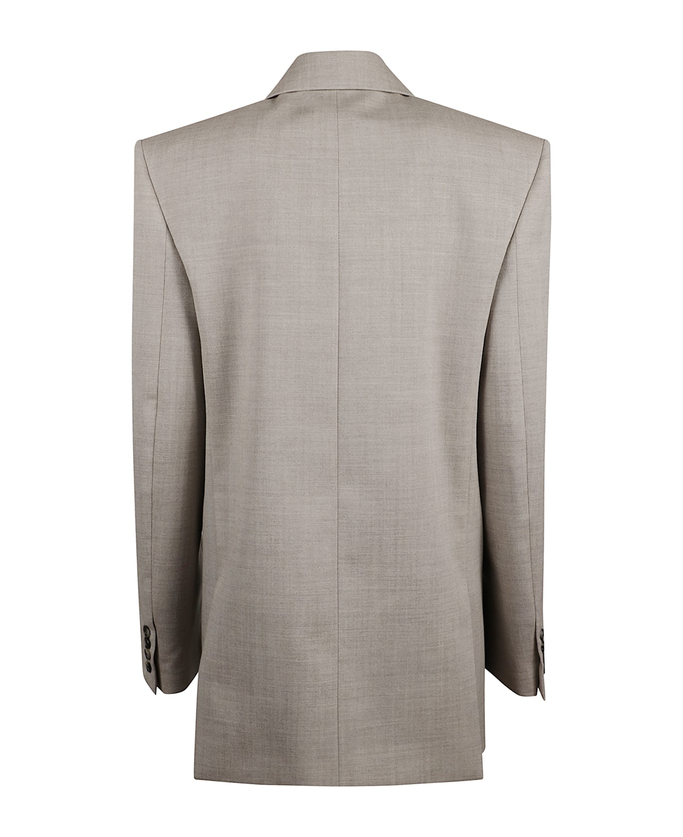 Saint Laurent Wool Blazer - Grey