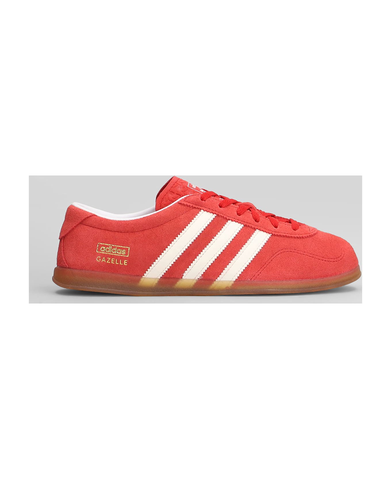 Adidas Originals Gazelle Lo Pro Sneakers In Red Suede - RED
