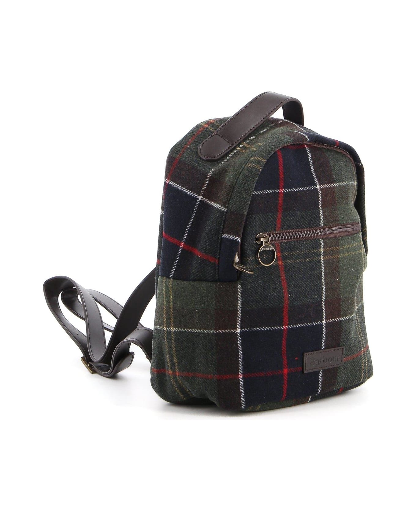 Barbour Caley Tartan Backpack - Verde