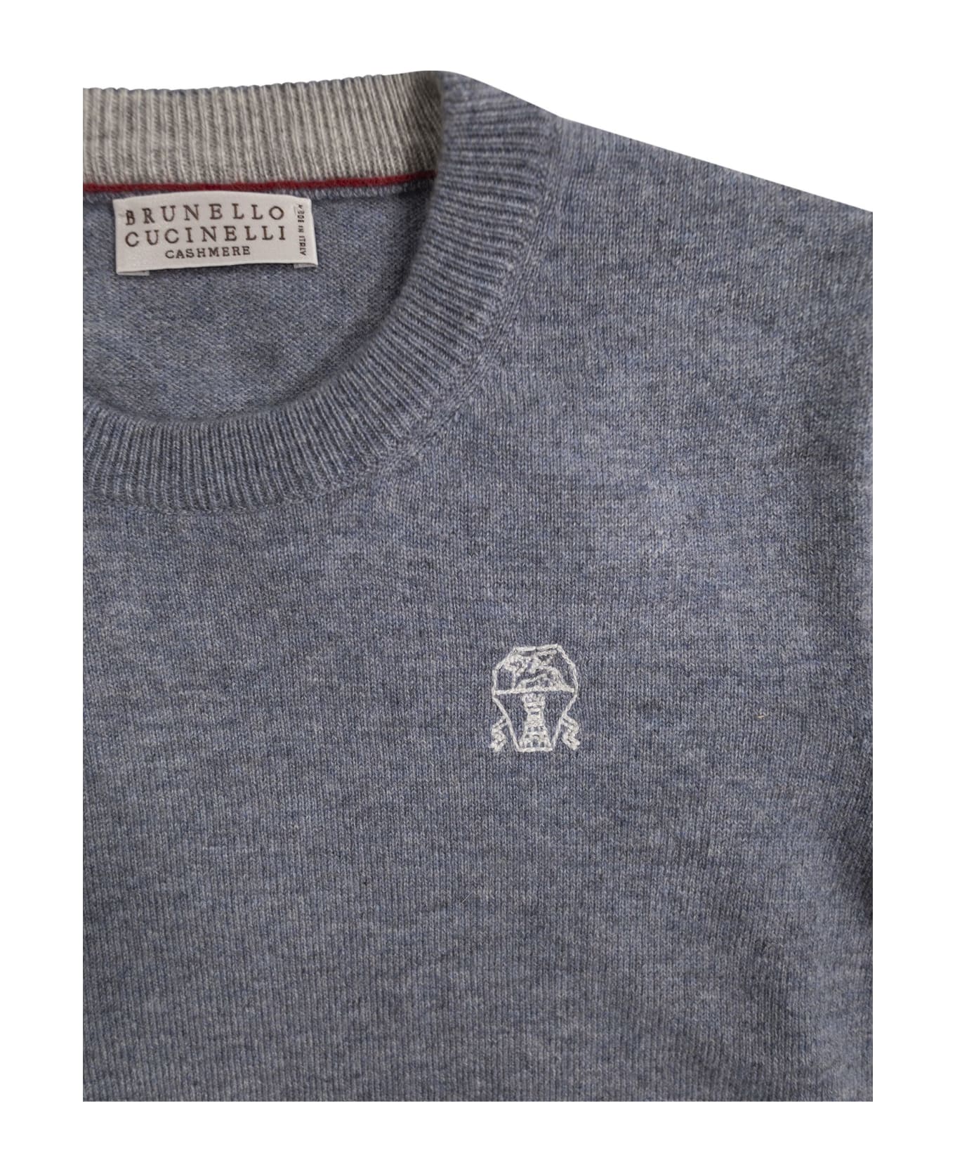 Brunello Cucinelli Cashmere Sweater - Grey ニットウェア＆スウェットシャツ