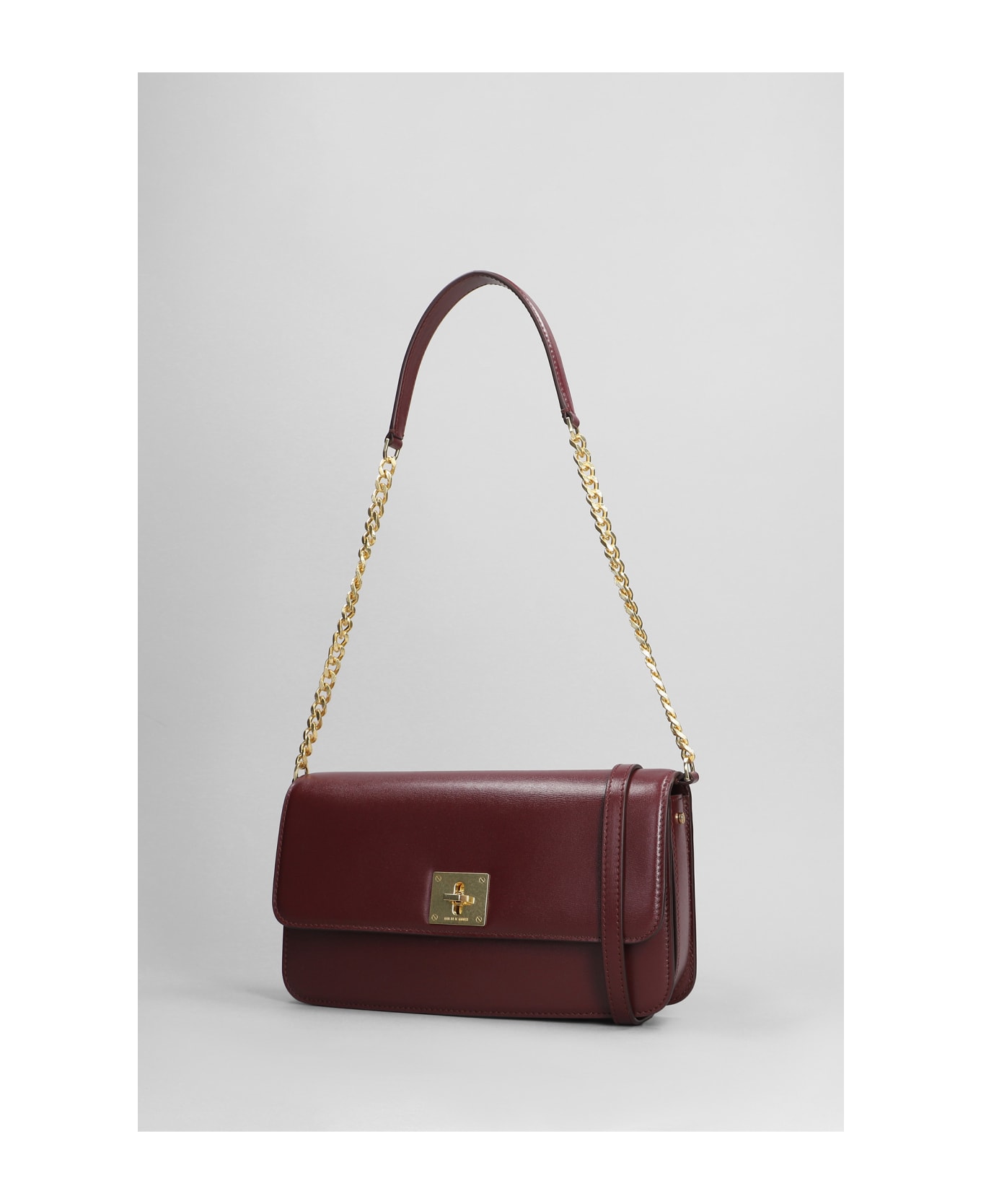 Golden Goose 
gioia
 Burgundy Leather Crossbody Bag - bordeaux