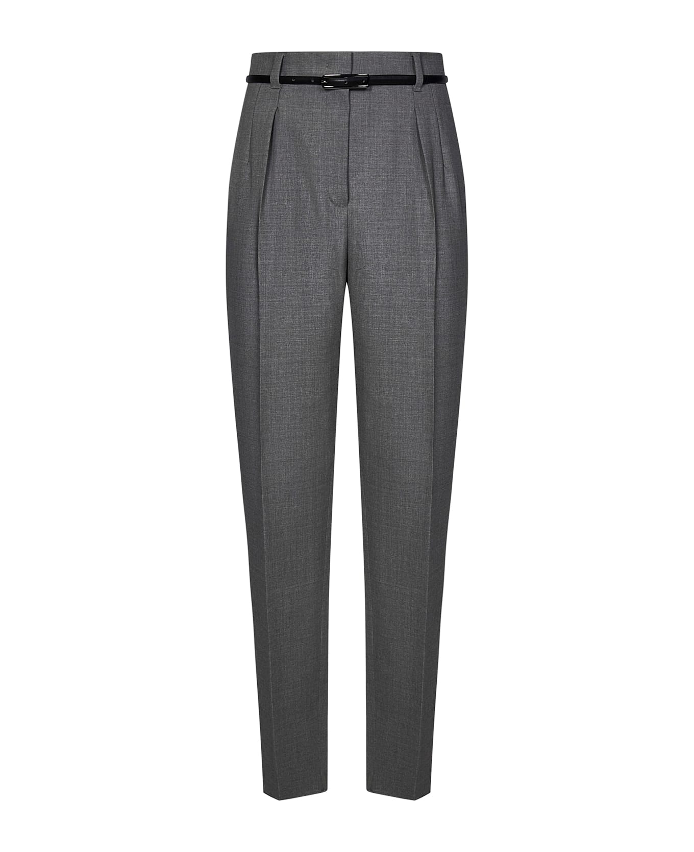 Max Mara Maxmara Studio Prosit Trousers - Grey ボトムス