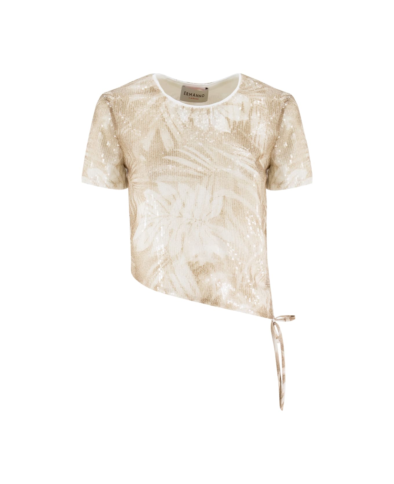Ermanno Firenze T-shirt - BEIGE/COLONIALE Tシャツ