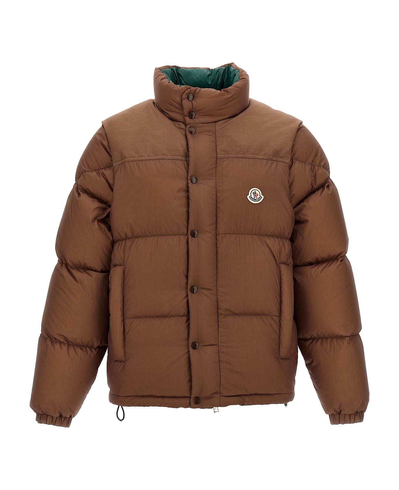 Moncler 'moncler Verone 1' Reversible Down Jacket - Brown