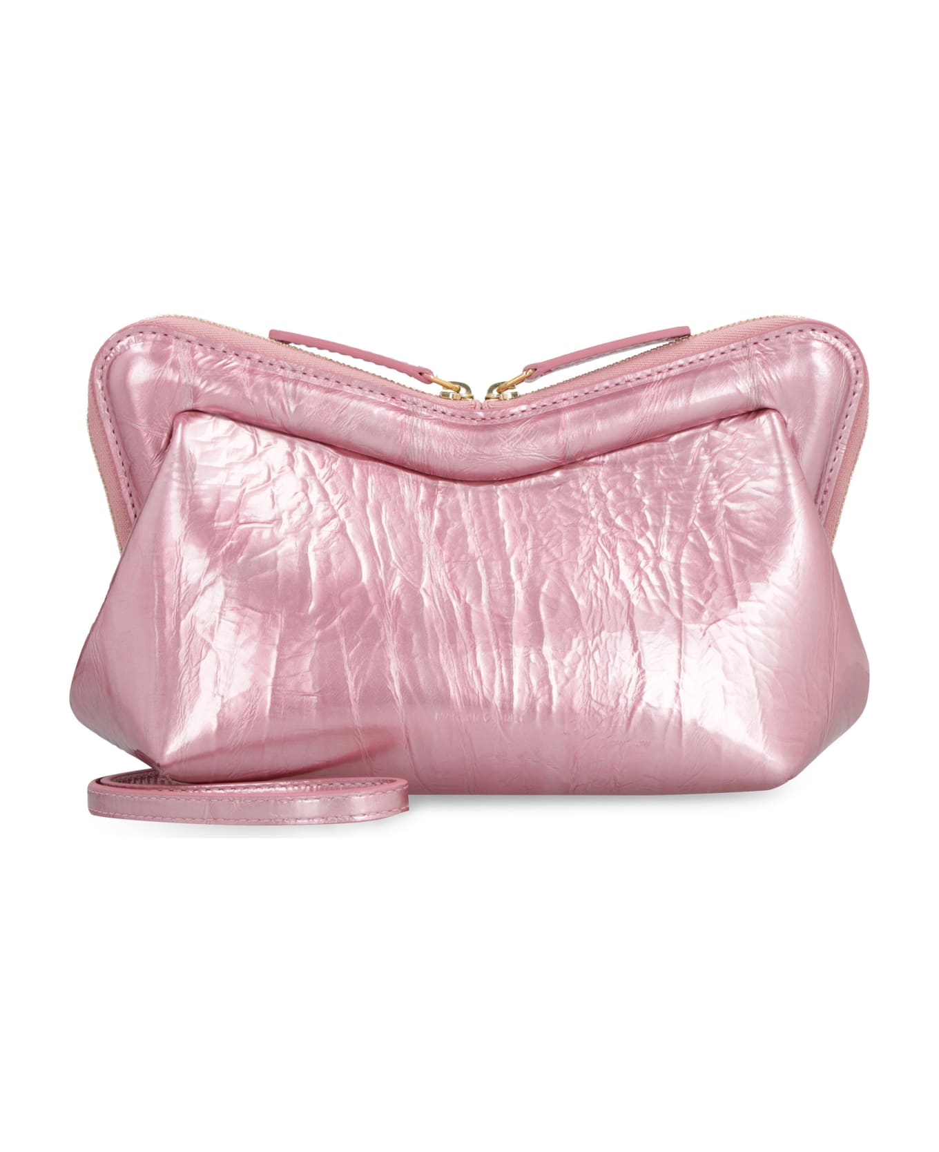 Mansur Gavriel Mini M Frame Leather Bag - Pink