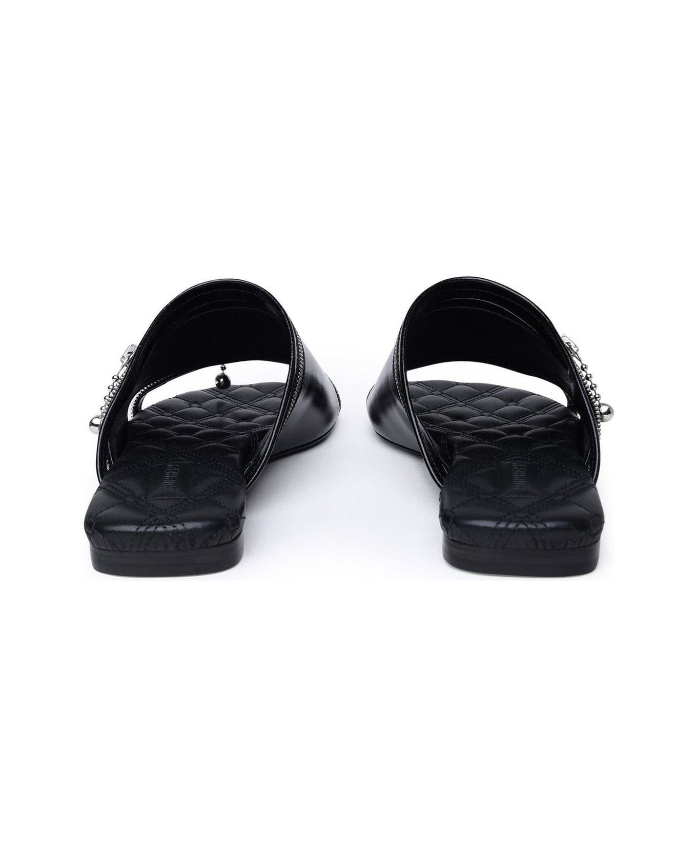Burberry Decorative-zip Slip-on Sandals サンダル