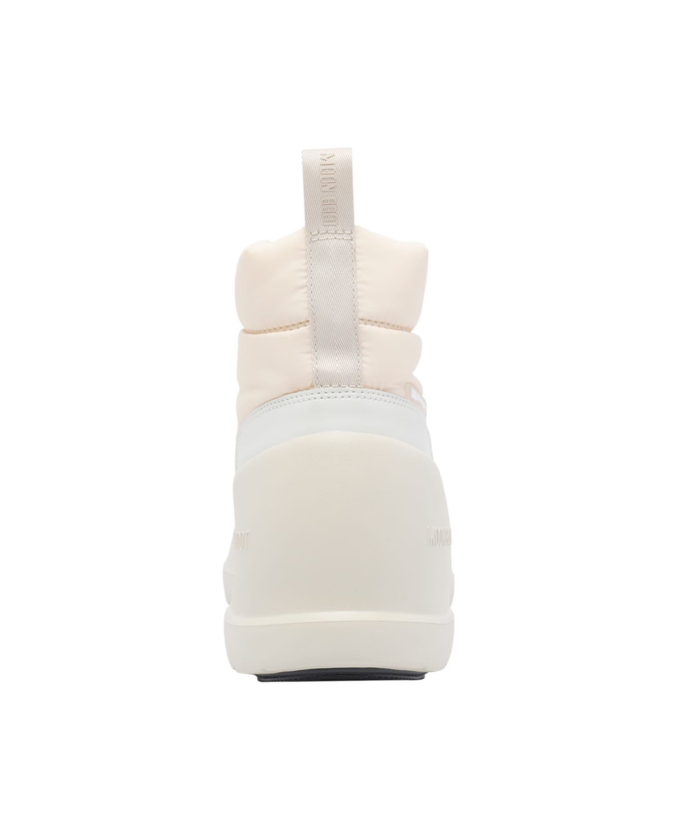 Moon Boot Mezzaluna Puffy Cream Booties - White