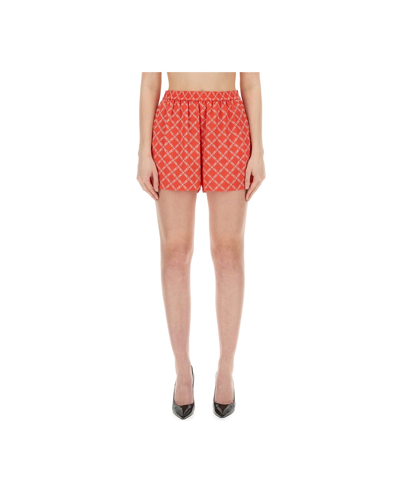 Michael Kors Shorts With Logo - RED