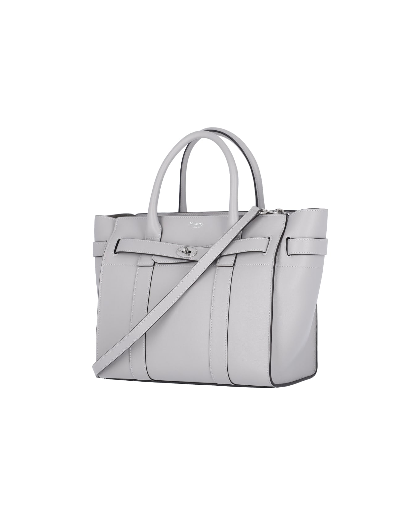 Mulberry 'bayswater' Small Shoulder Bag - Grey