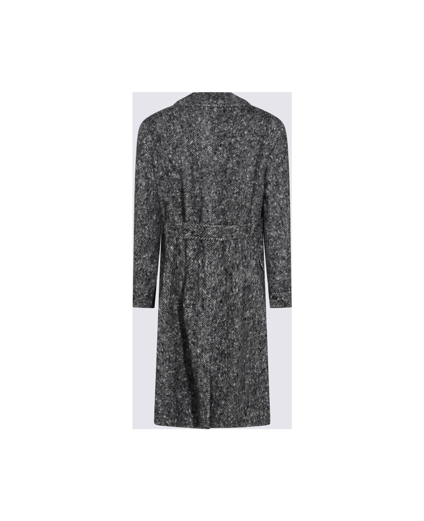 Canali Grey Wool Coat