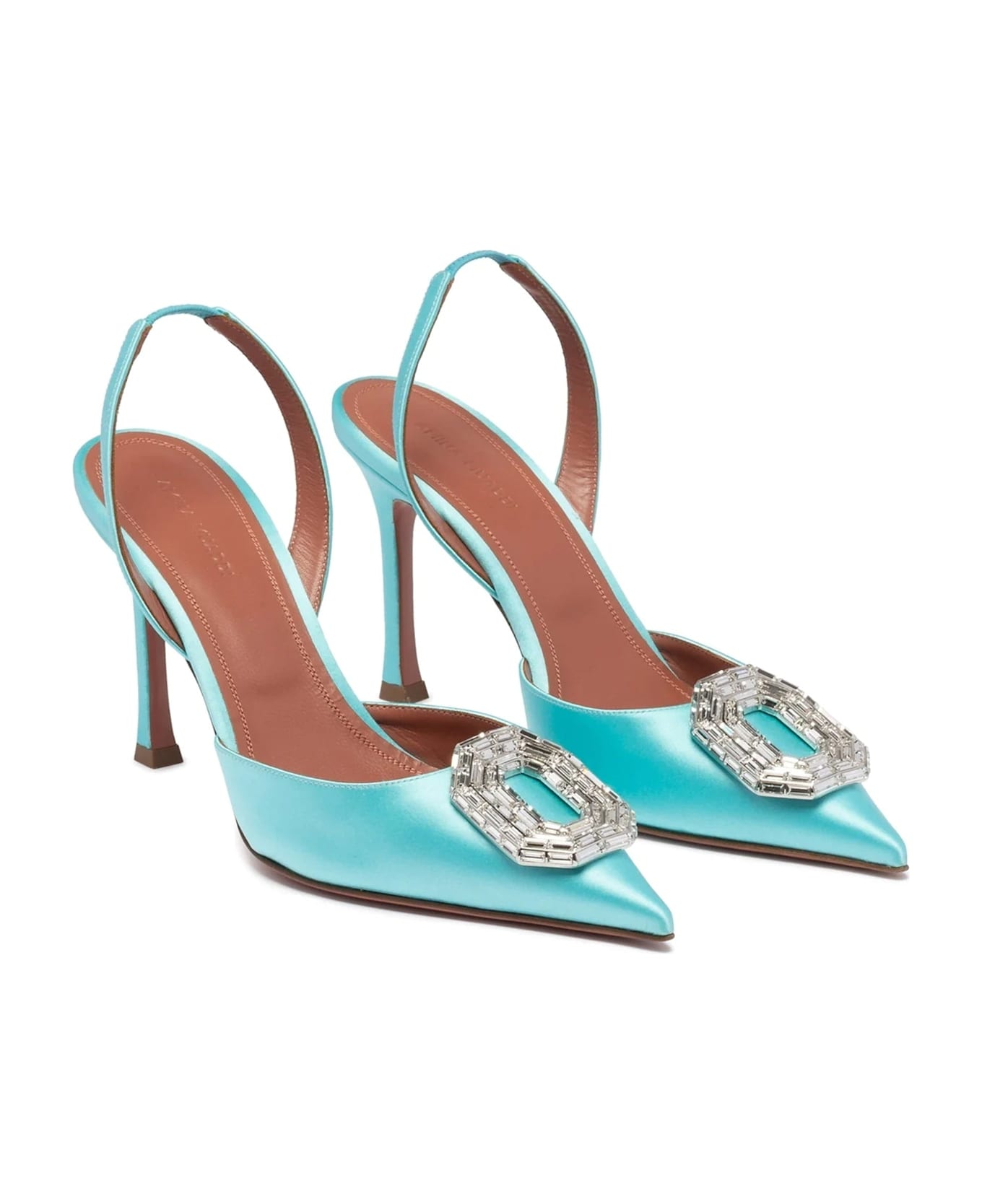 Amina Muaddi Camelia Pumps - Green