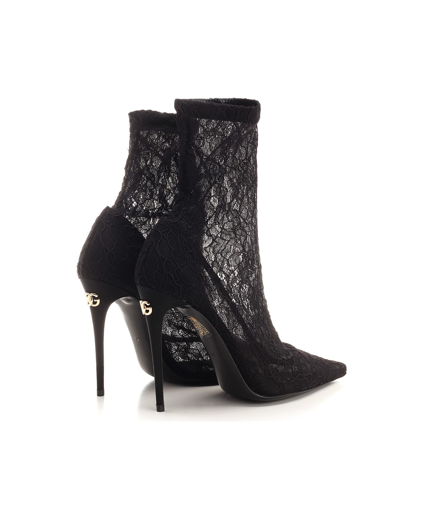 Dolce & Gabbana Lace Ankle Boot