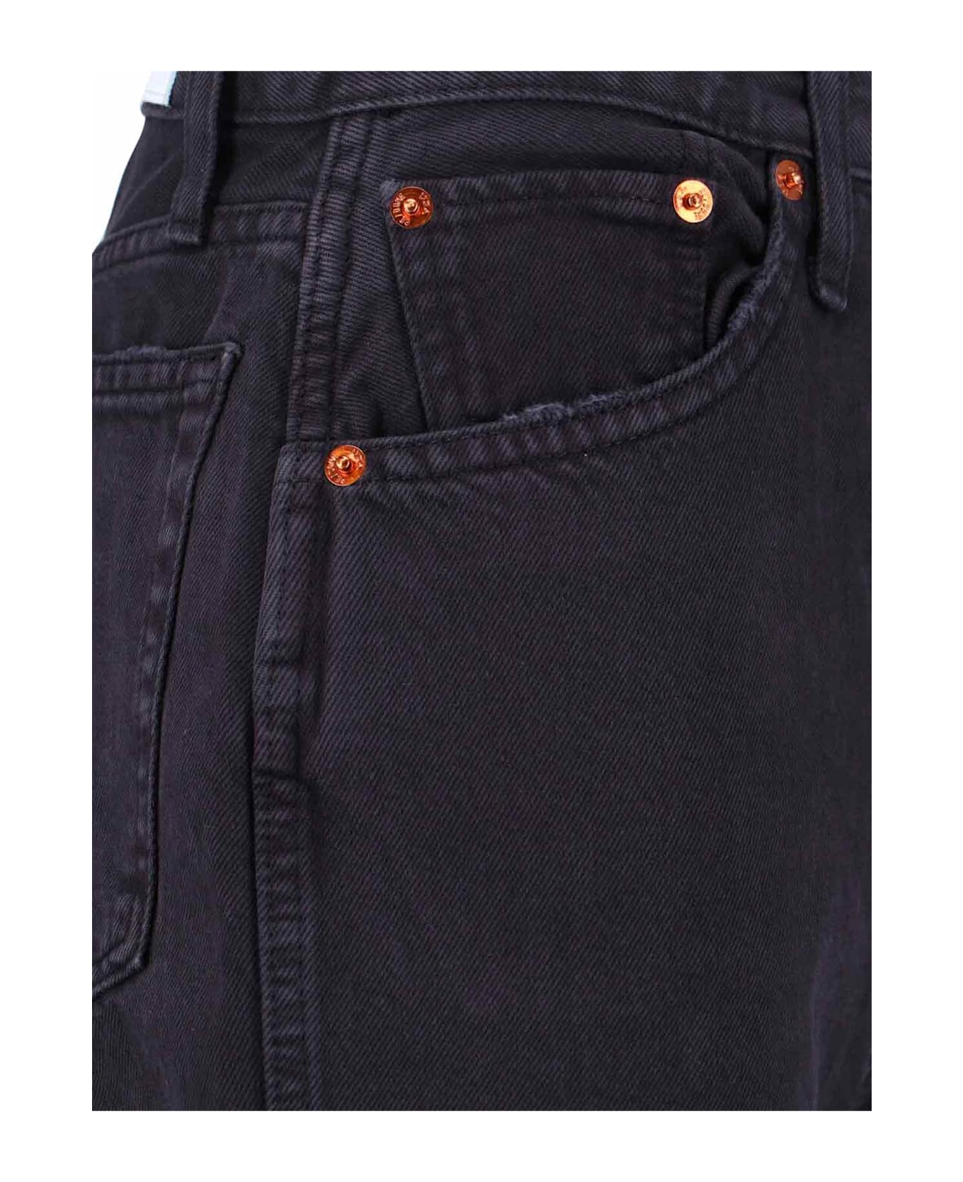 RE/DONE '70s' Bootcut Jeans - Black  