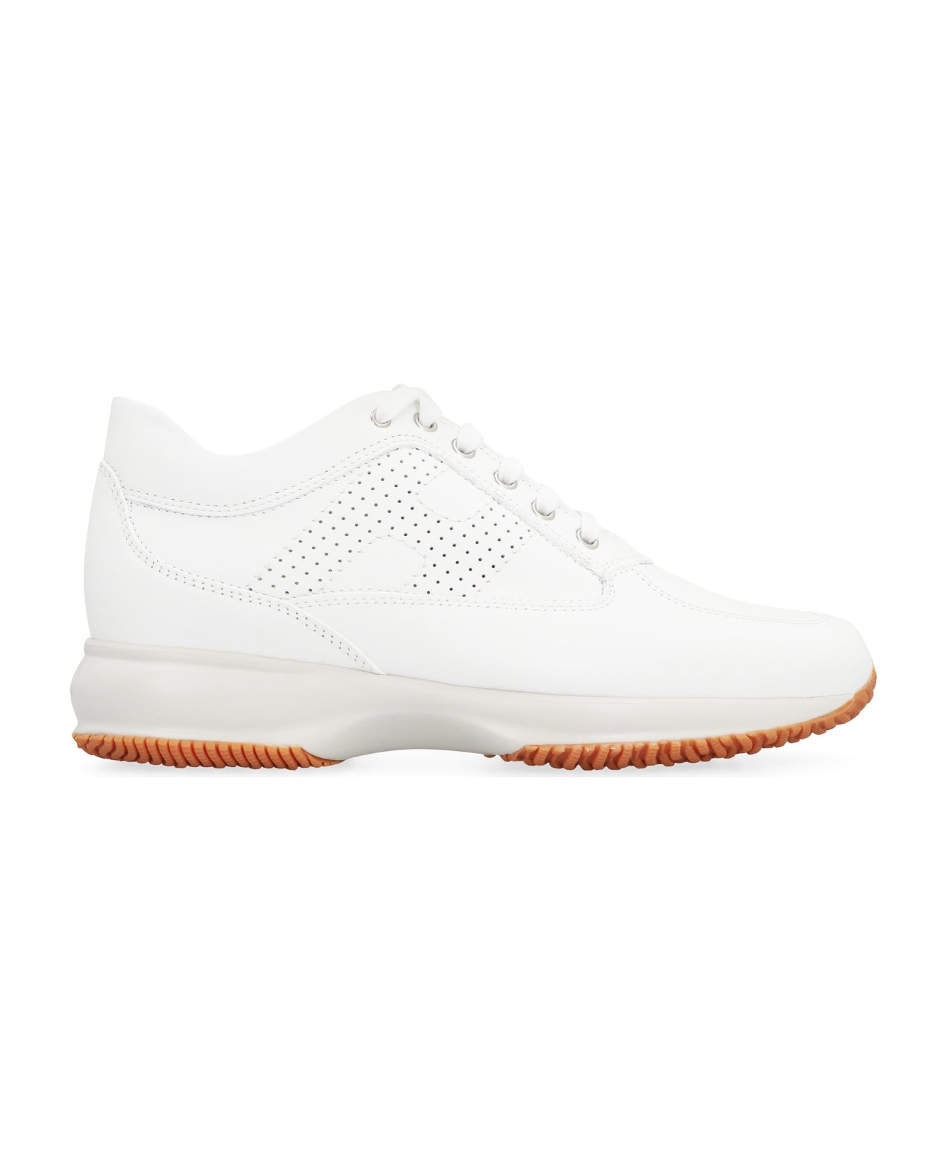 Hogan Interactive Leather Sneakers - White