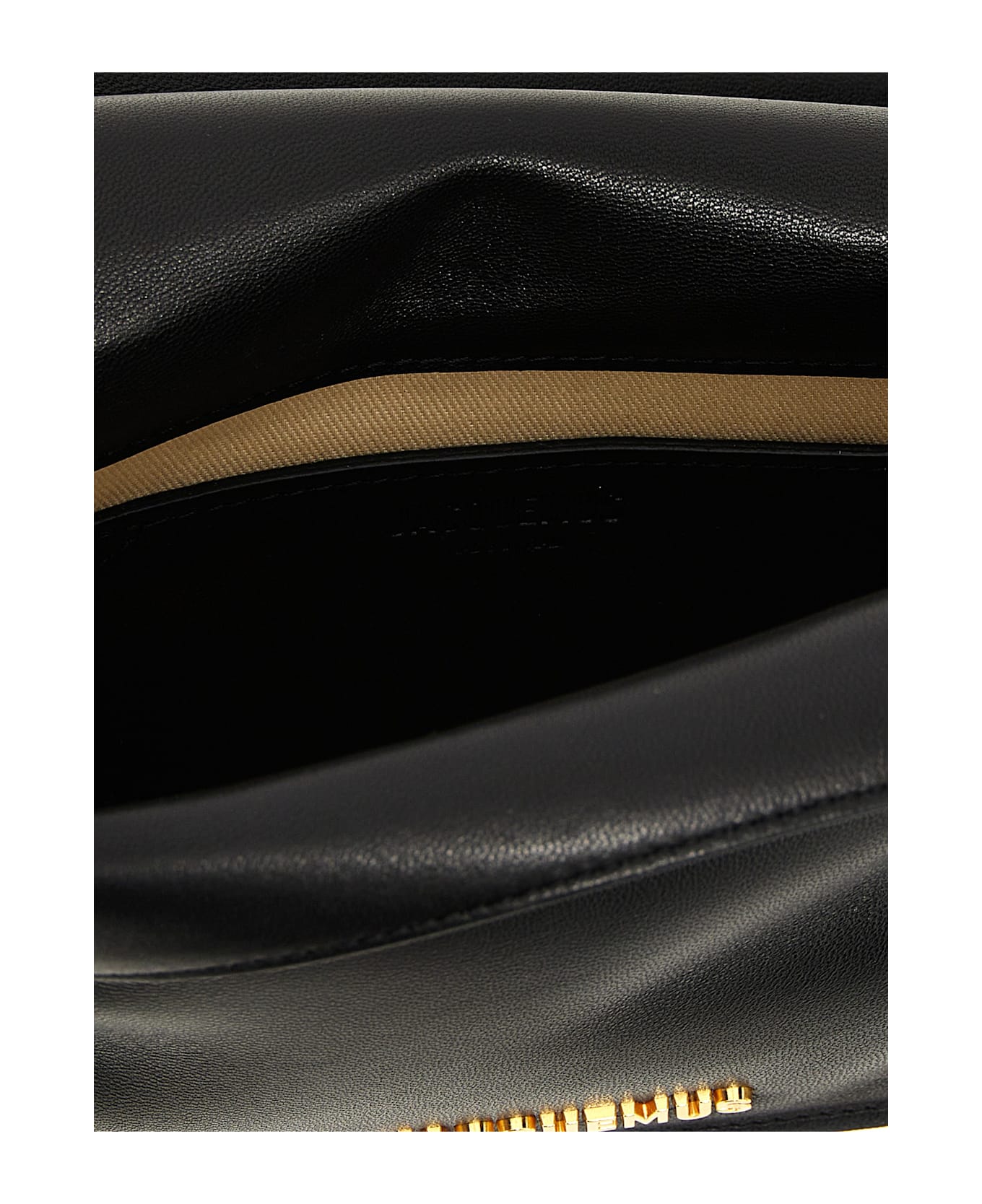 Jacquemus 
la Petite Pochette Rond Carré
 Clutch - Black  