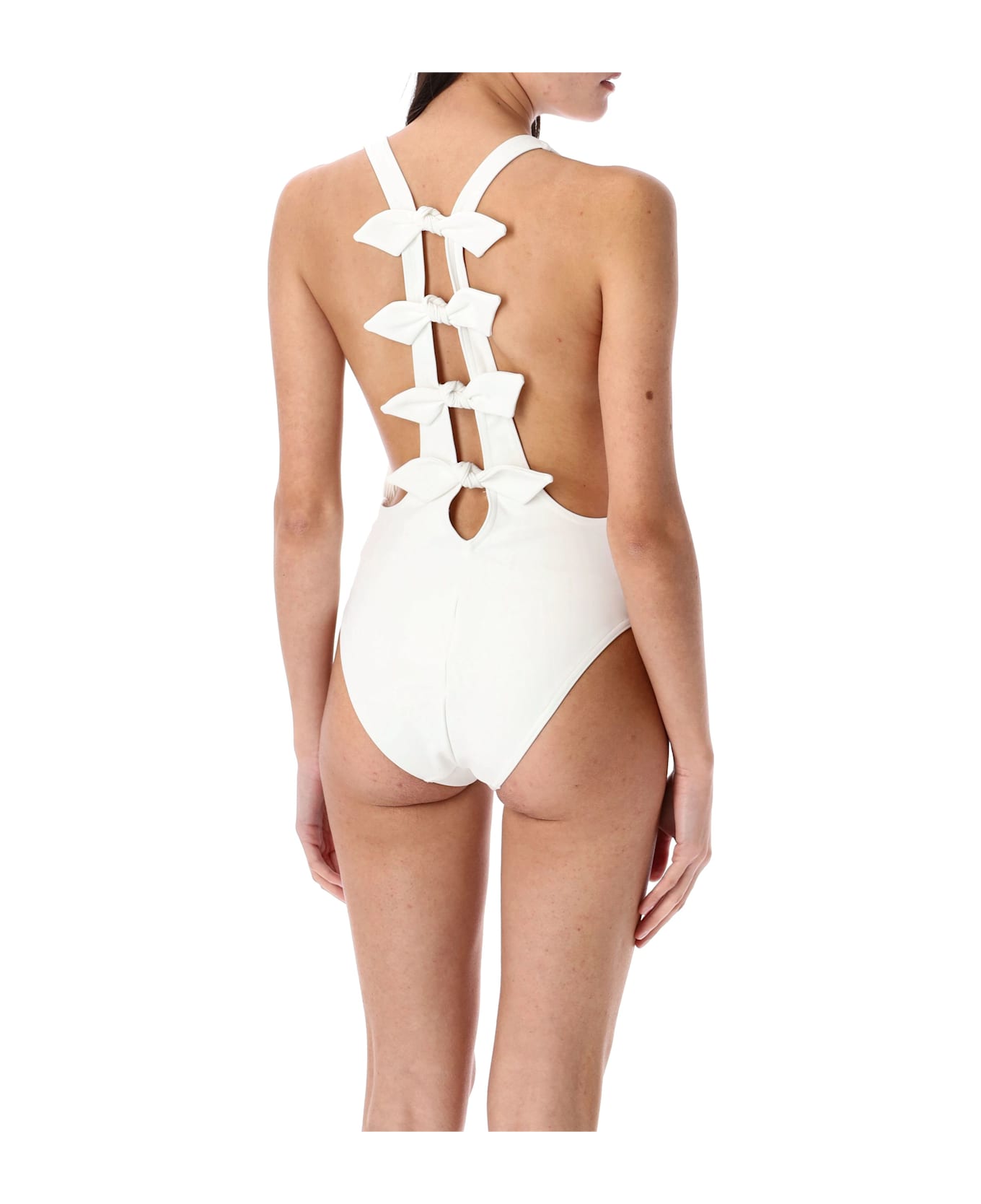 Zimmermann Everly Sccop Bow 1pc - IVORY WHITE