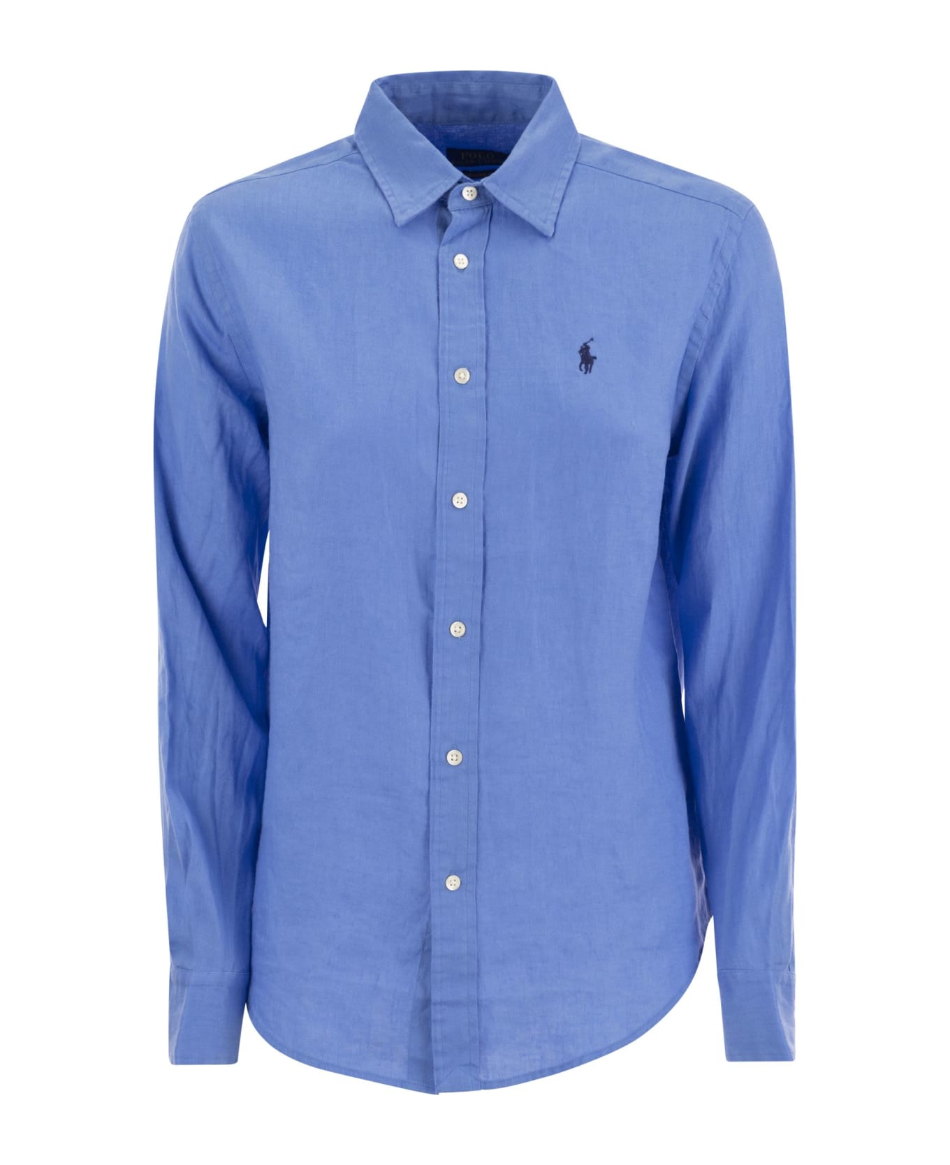 Polo Ralph Lauren Linen Shirt - Light Blue