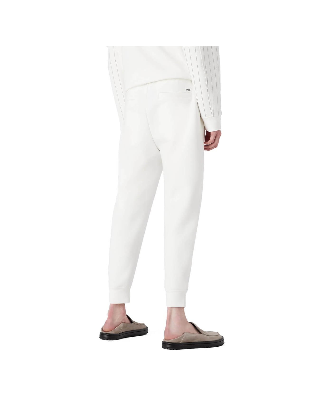 Emporio Armani Off-white Sweatpants - Panna
