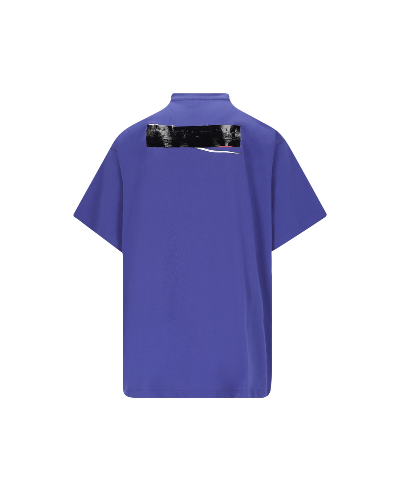 Balenciaga Logo Printed Oversized-fit T-shirt - Purple