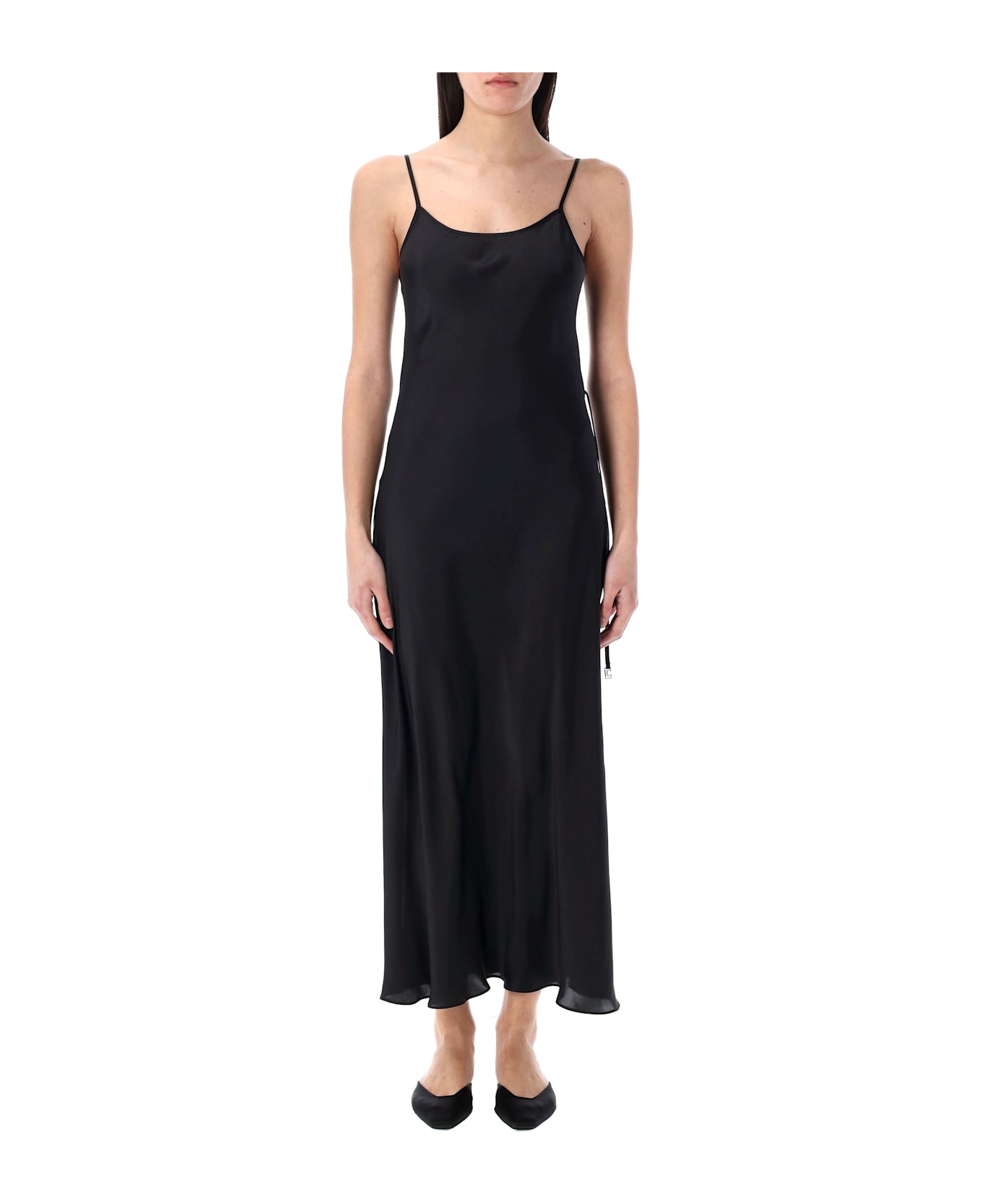 Low Classic 2-way Slip Dress - BLACK