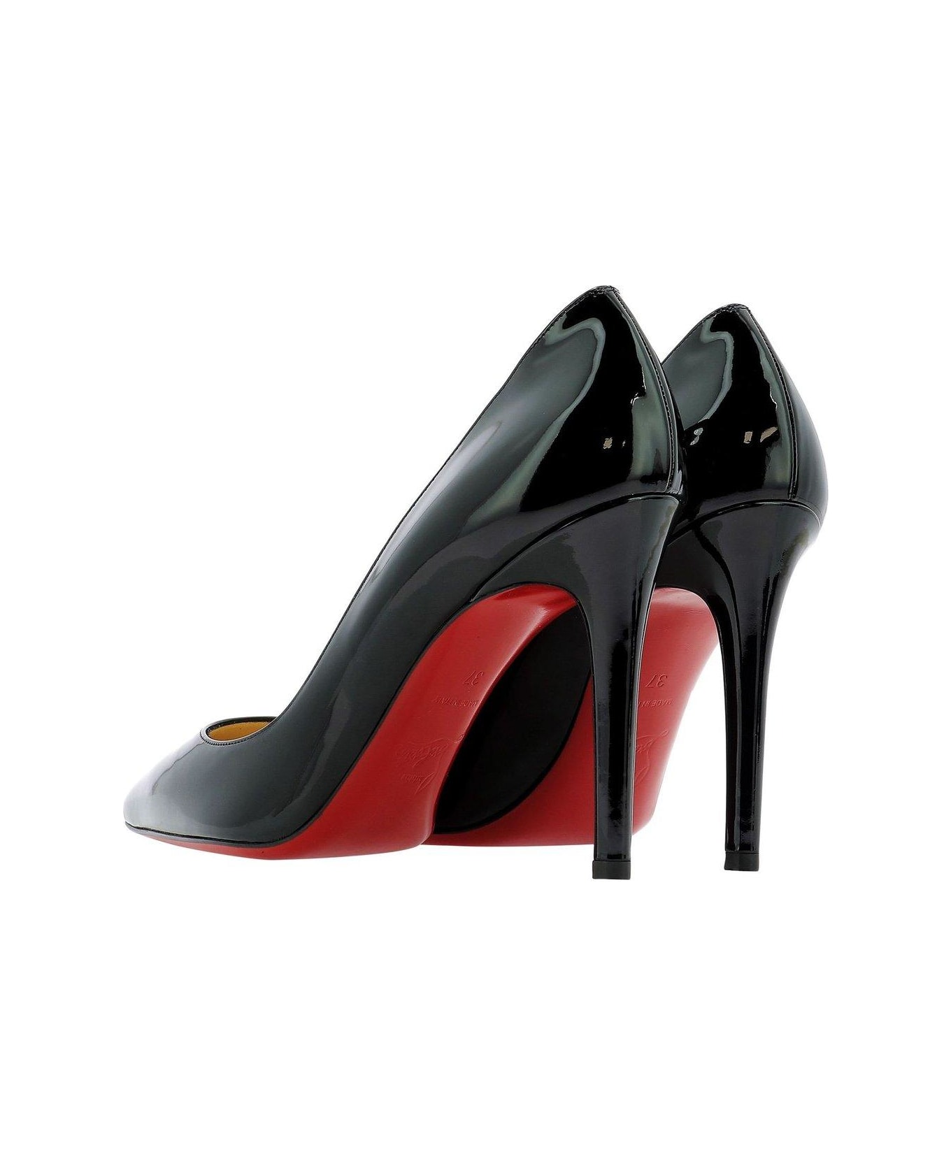 Christian Louboutin Pigalle Pointed Toe Pumps - Black ハイヒール