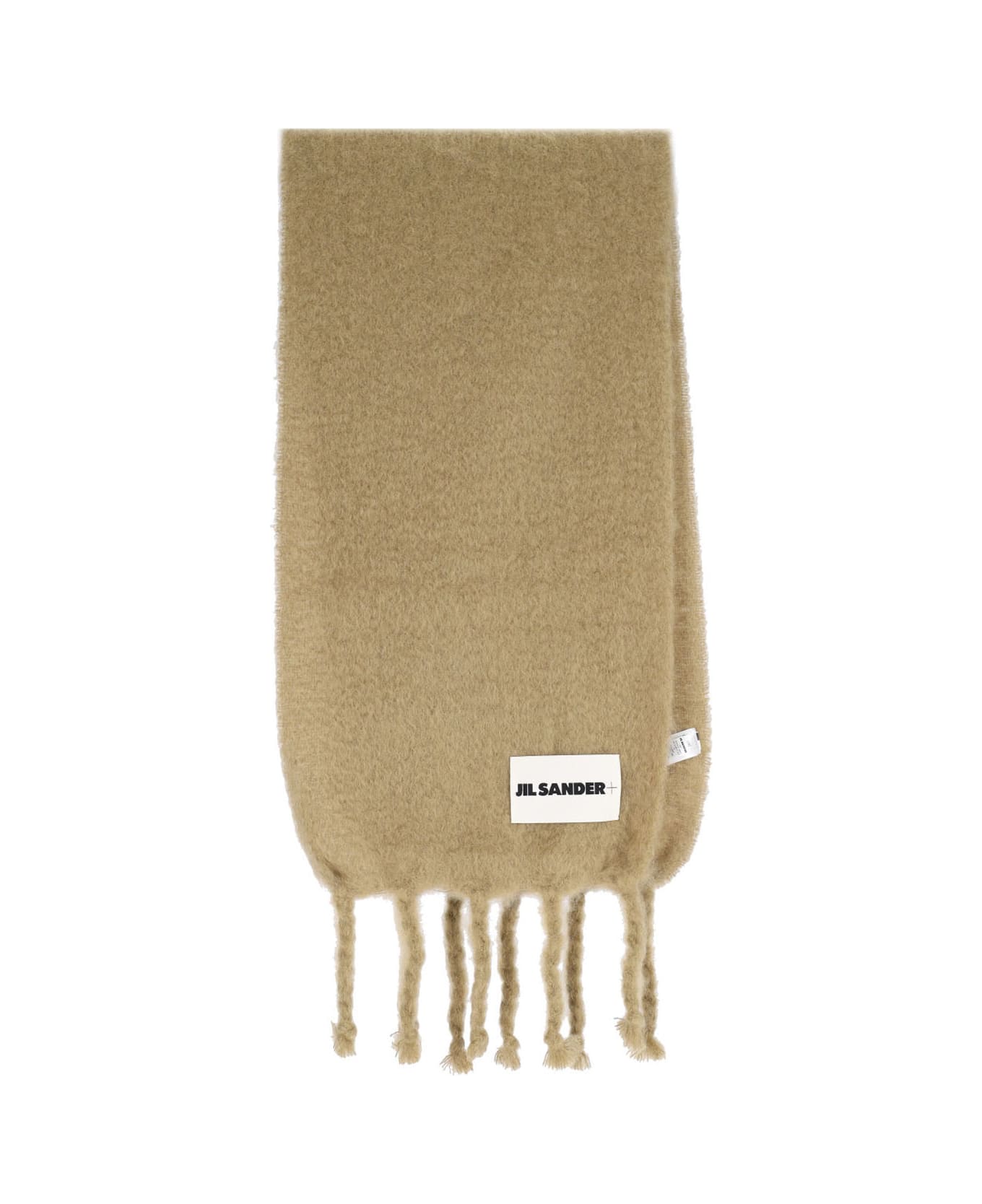 Jil Sander Beige Mohair Blend Scarf - Beige