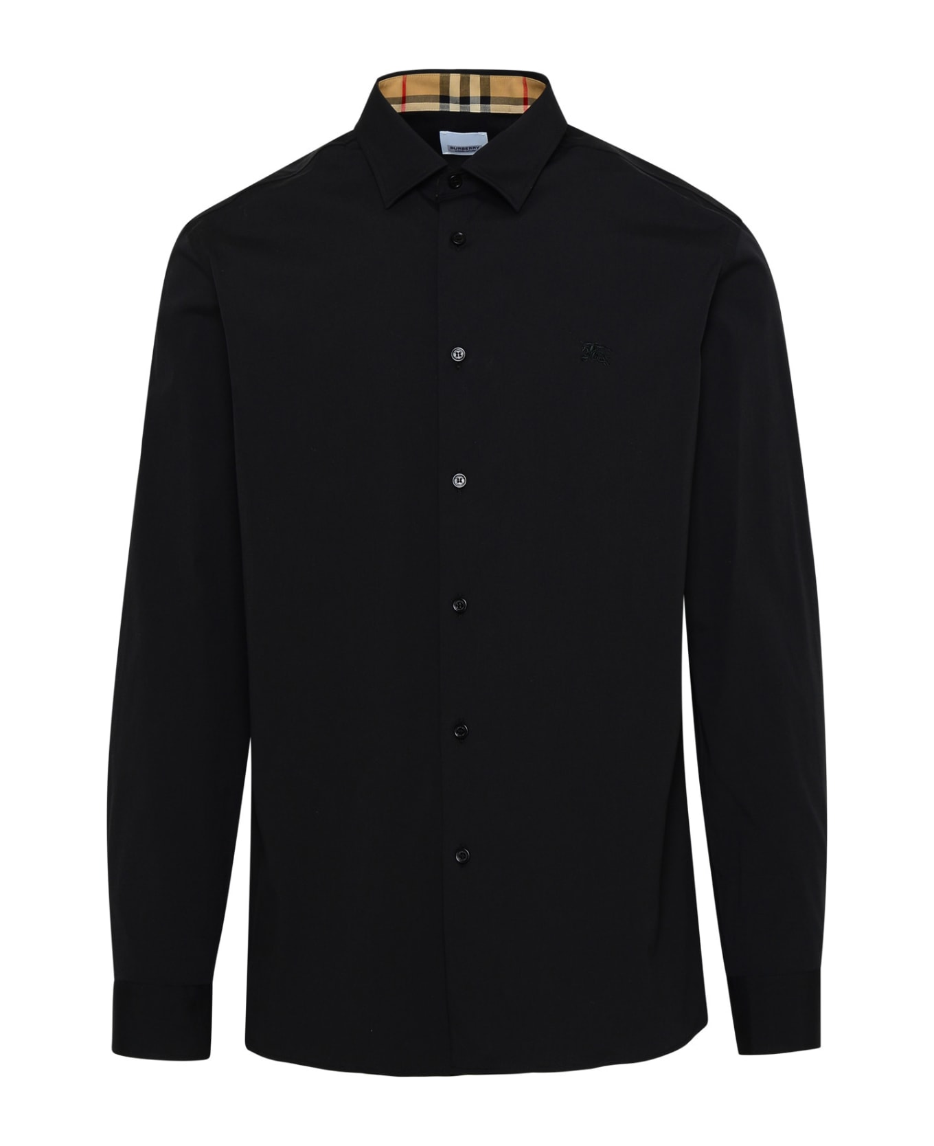 Burberry Sherfield Shirt In Black Cotton - Black