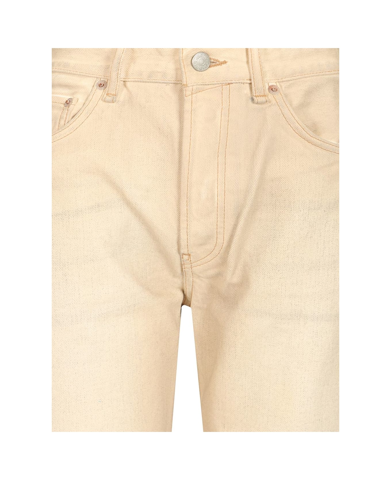 Acne Studios Wide Leg Jeans - Beige