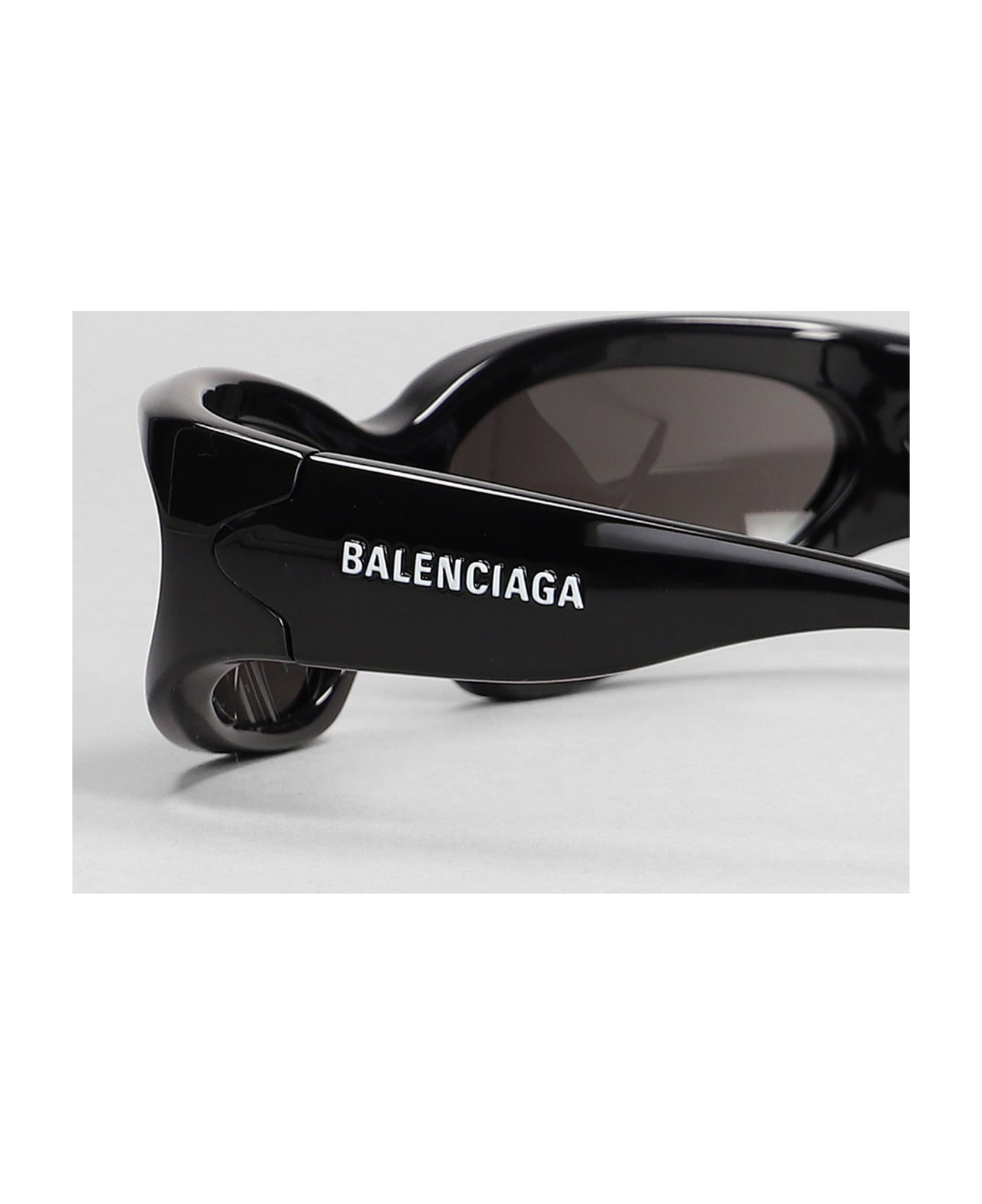 Balenciaga Sunglasses In Black Acetate - black