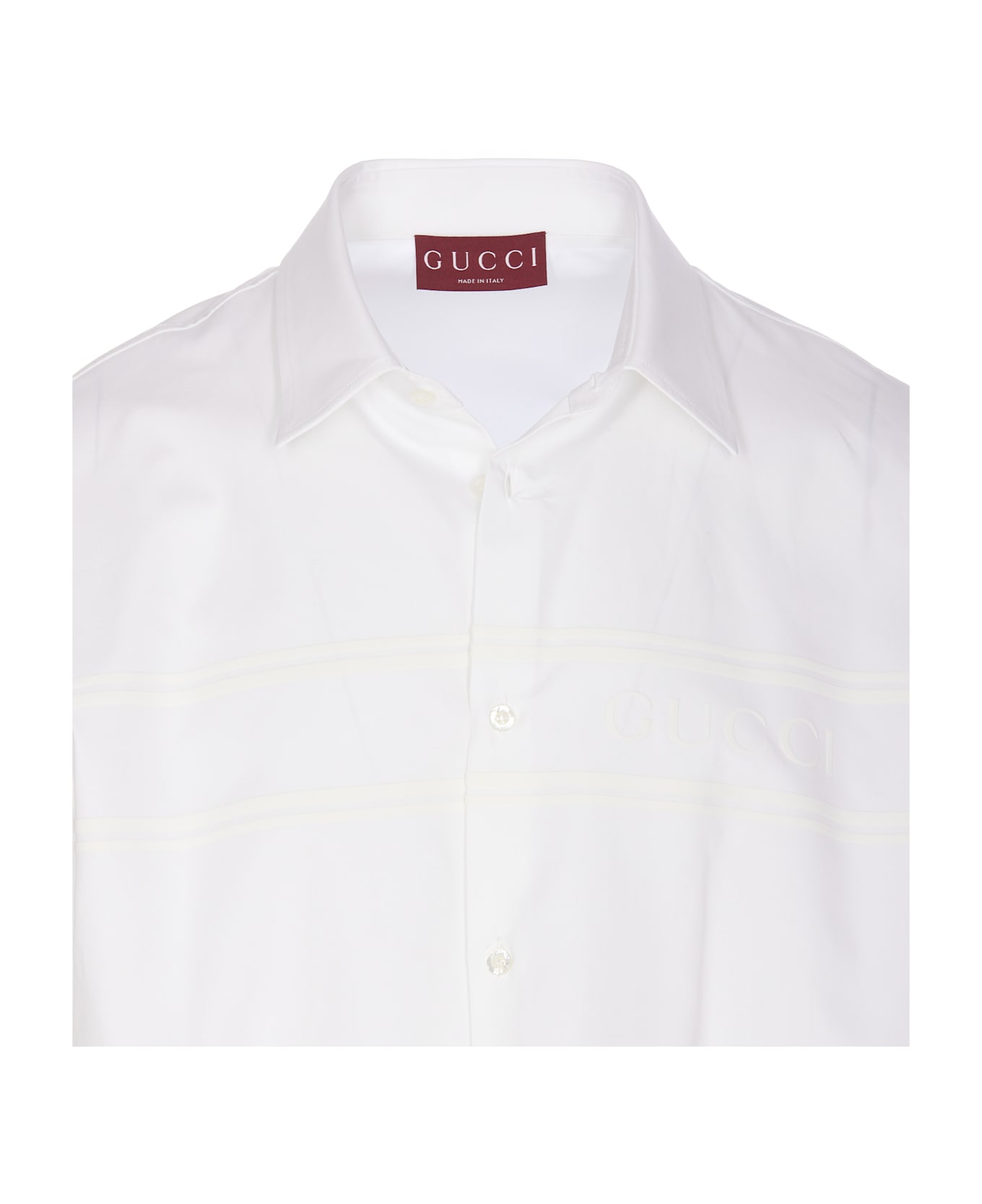 Gucci Detail Shirt - White