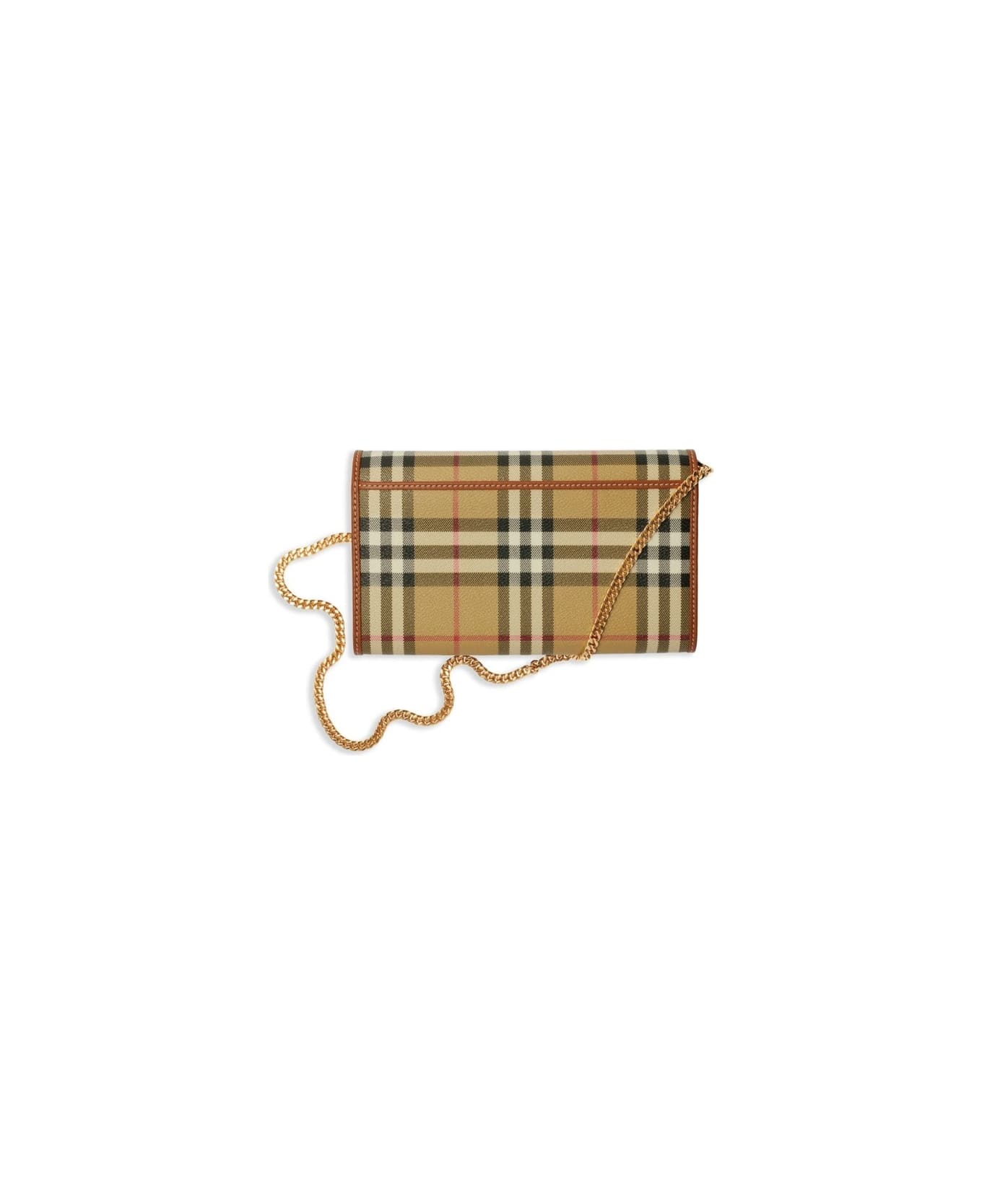 Shop Burberry Signature Check Crossbody Bag | Saks Fifth Avenue