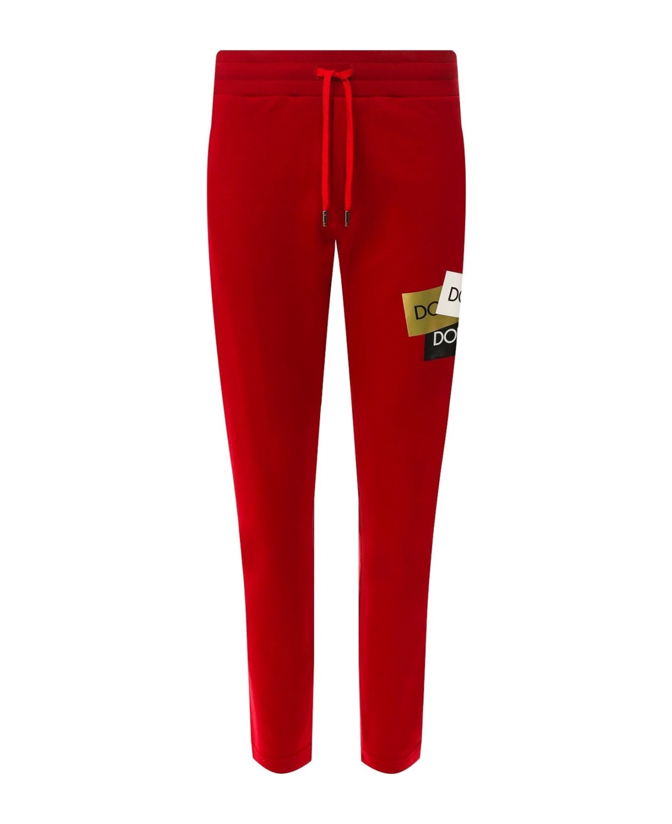 Dolce & Gabbana Jogging Style Pants - Red