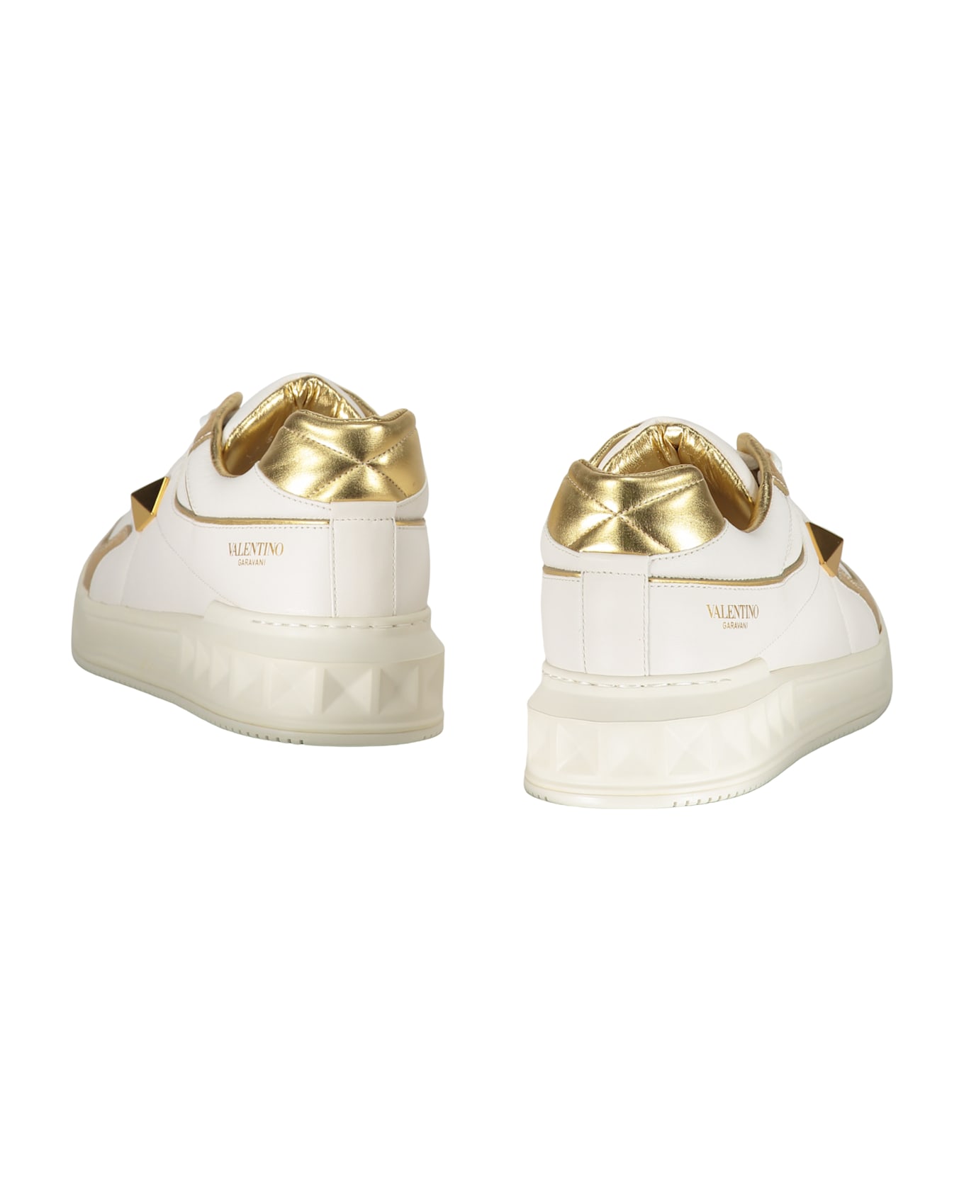 Valentino Garavani Leather Low-top Sneakers - White