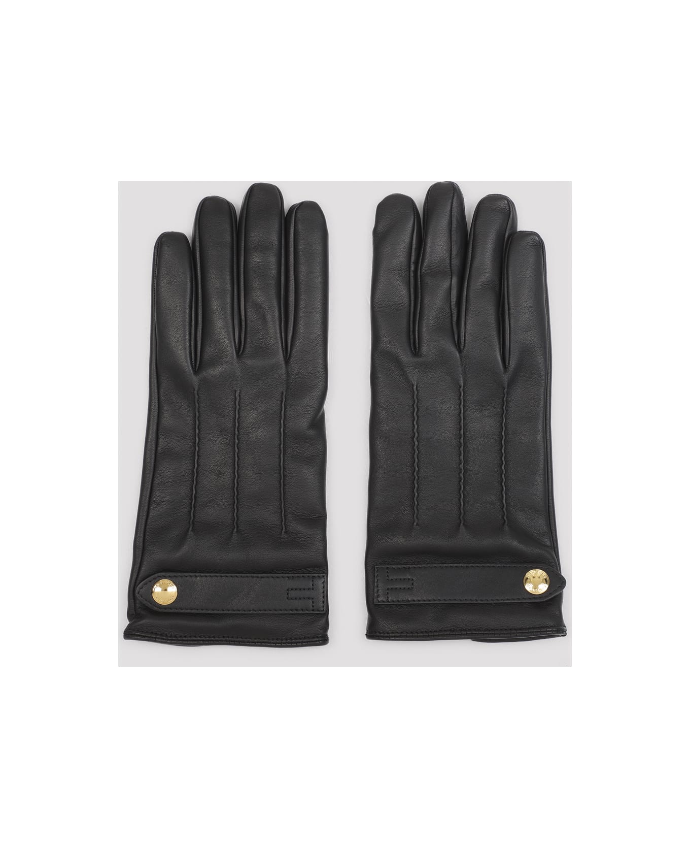 Tom Ford Leather Gloves - Black