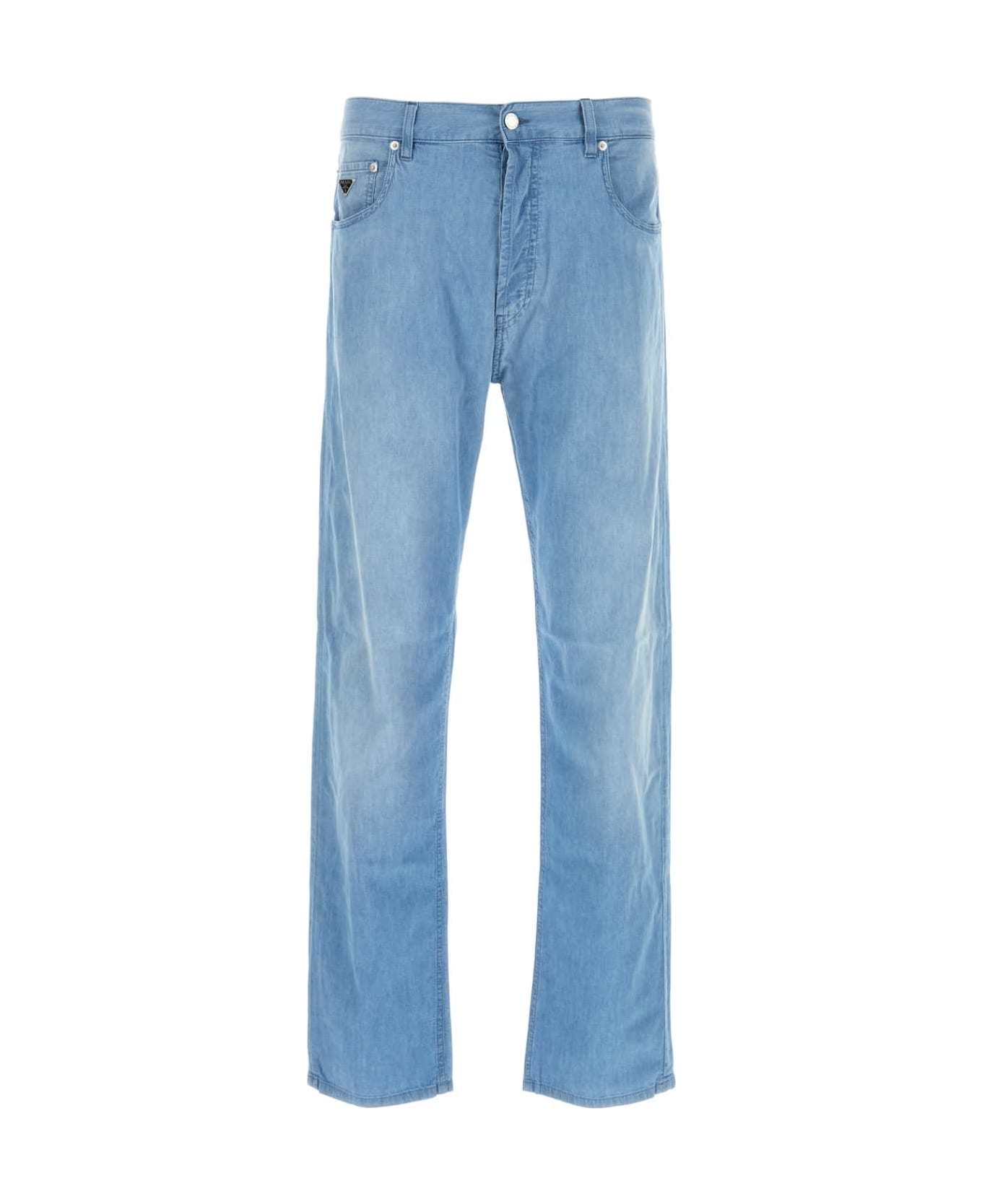 Prada Light Blue Denim Jeans - LIGHTBLUE