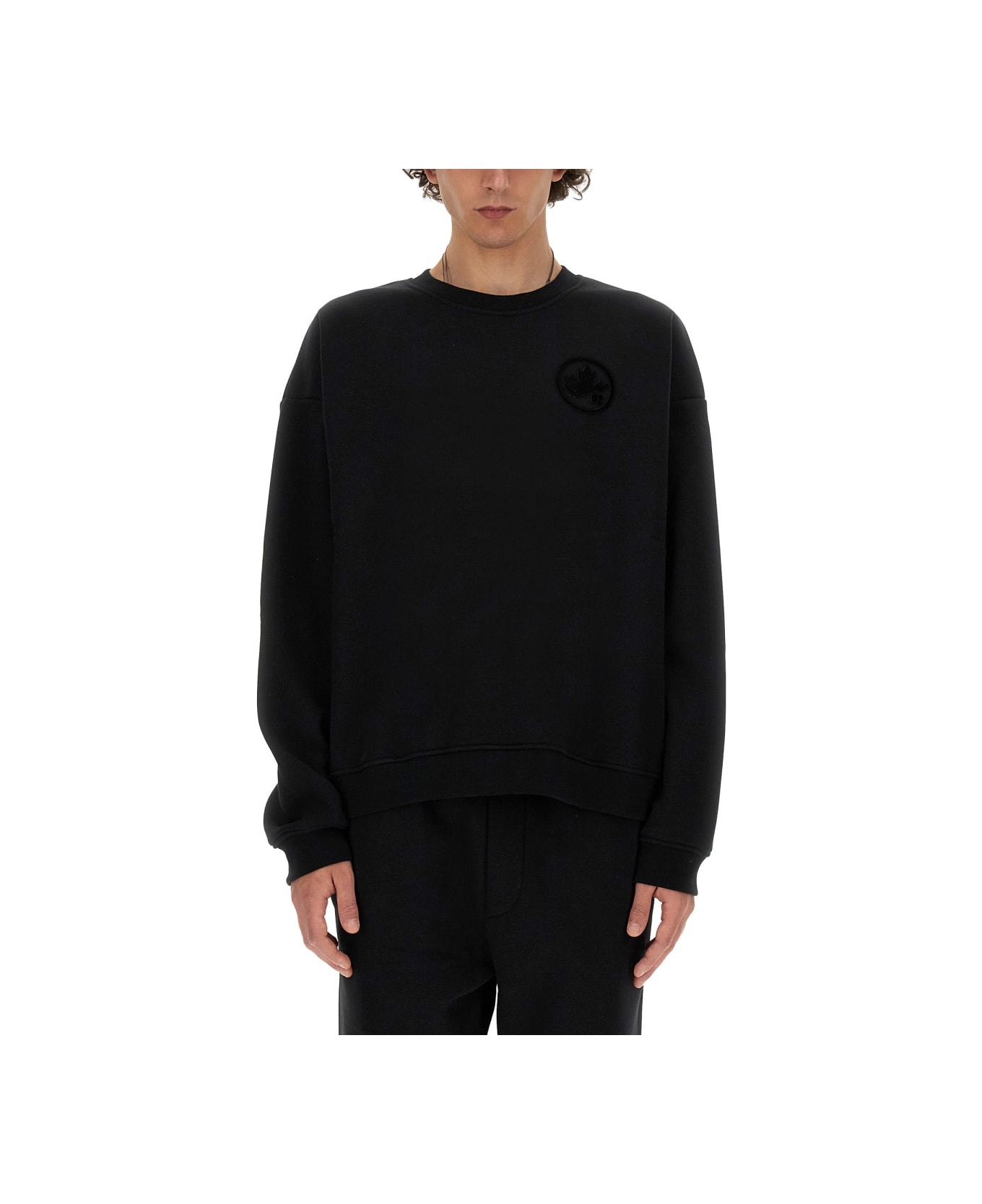 Dsquared2 Relax Fit Sweatshirt - BLACK
