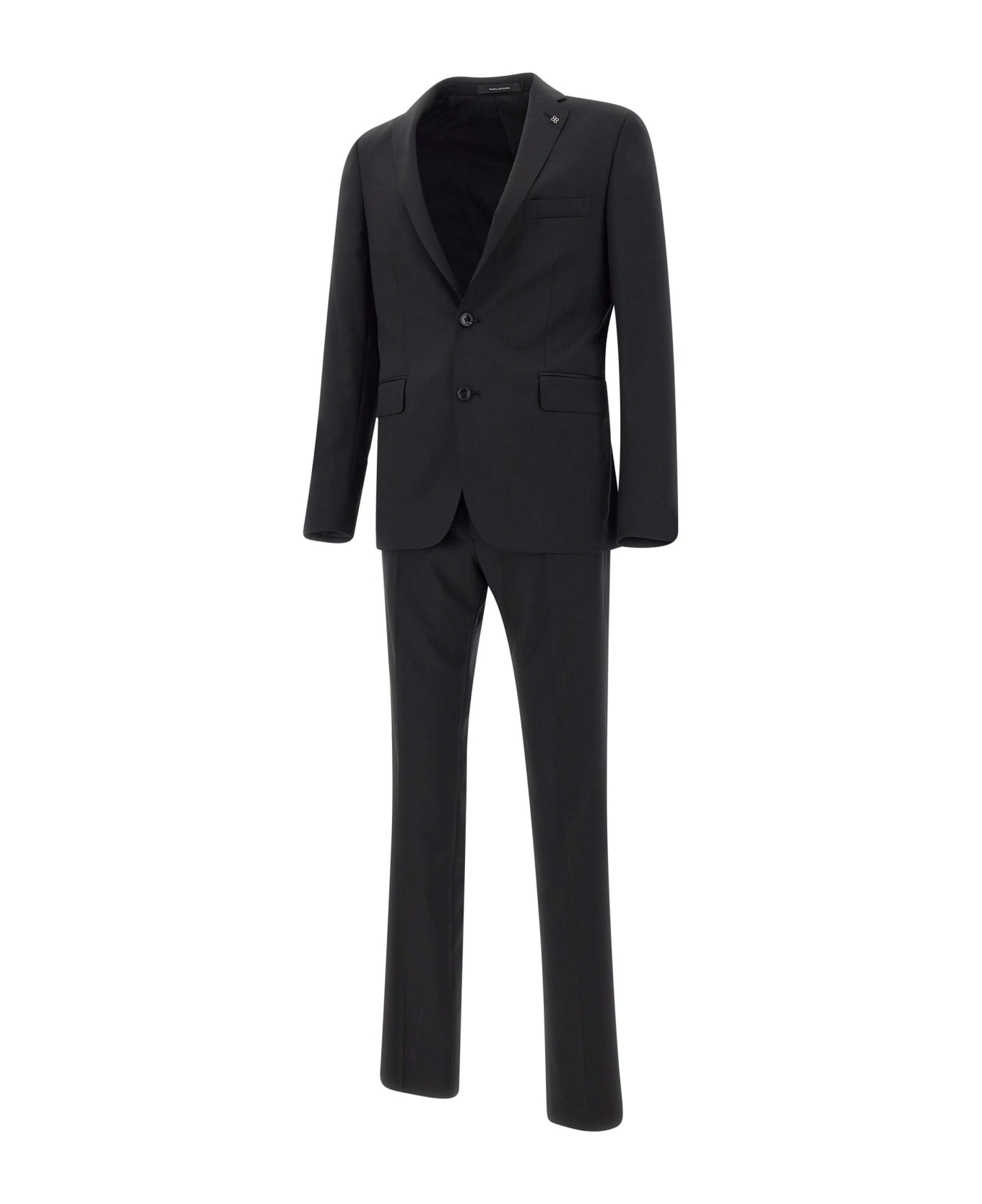 Tagliatore Fresh Wool Two-piece Suit - BLACK