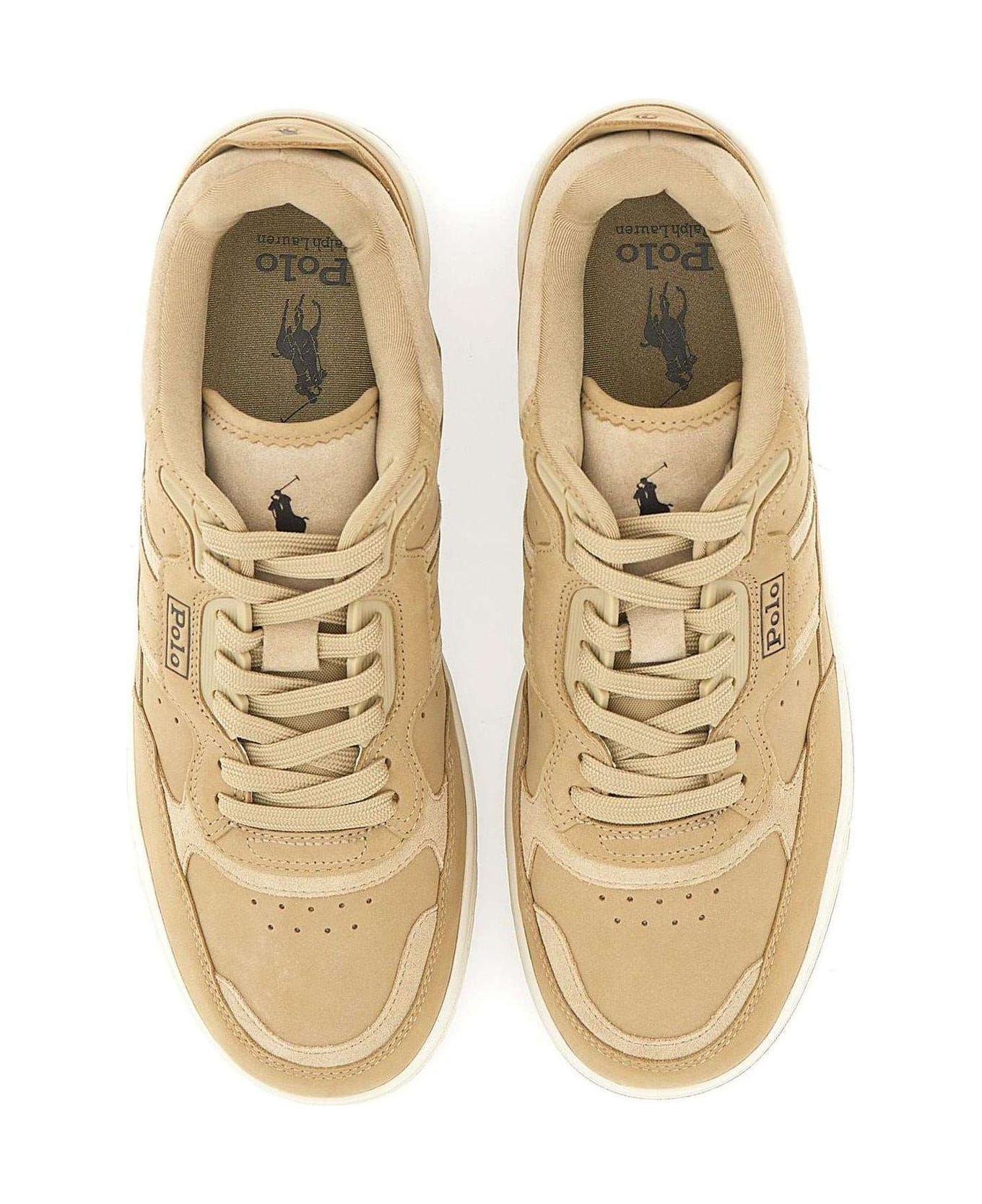 Polo Ralph Lauren Masters Court Lace-up Sneakers - Brown