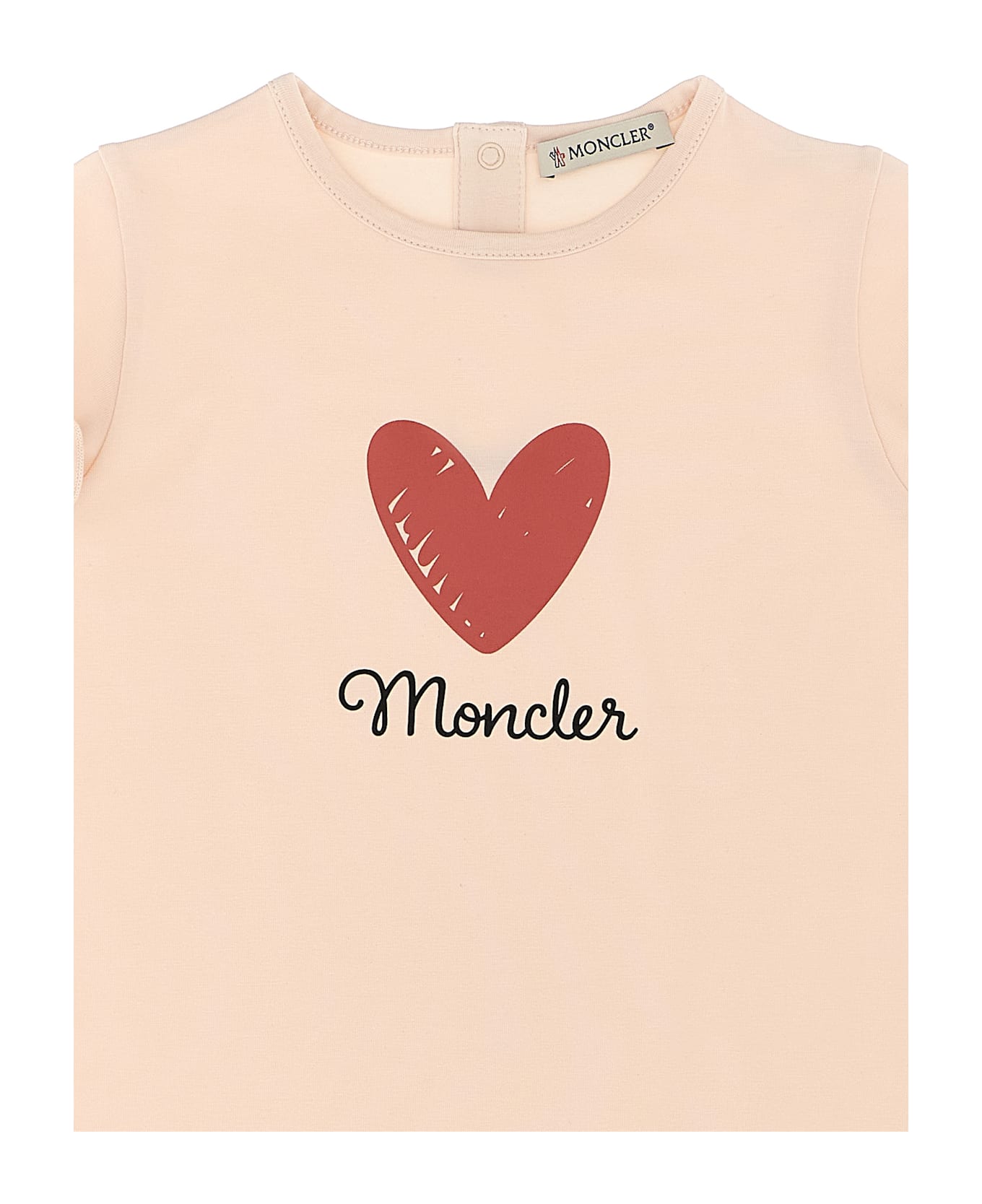 Moncler Printed T-shirt - Pink