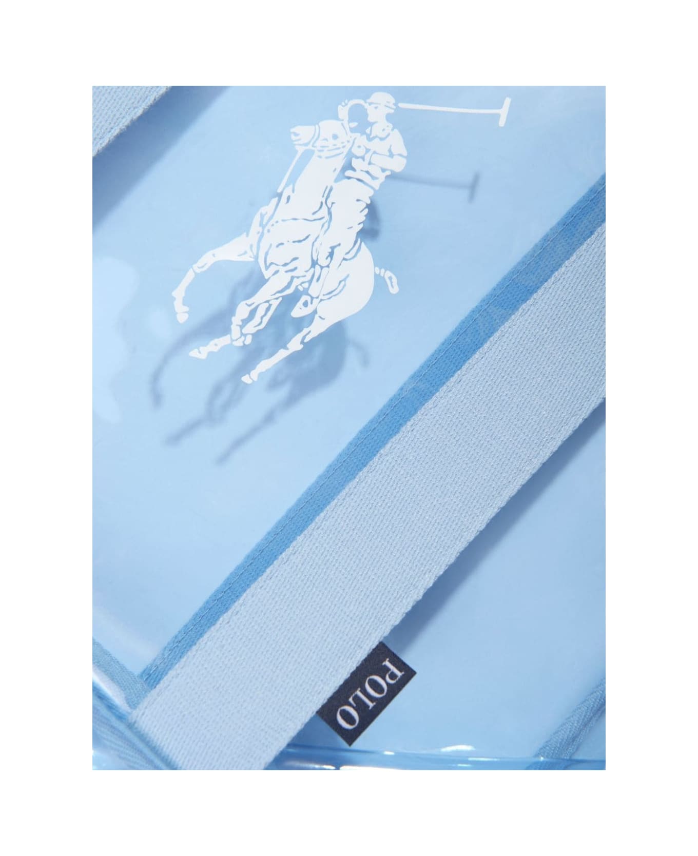 Ralph Lauren Borsa A Spalla Polo Pony - Light blue