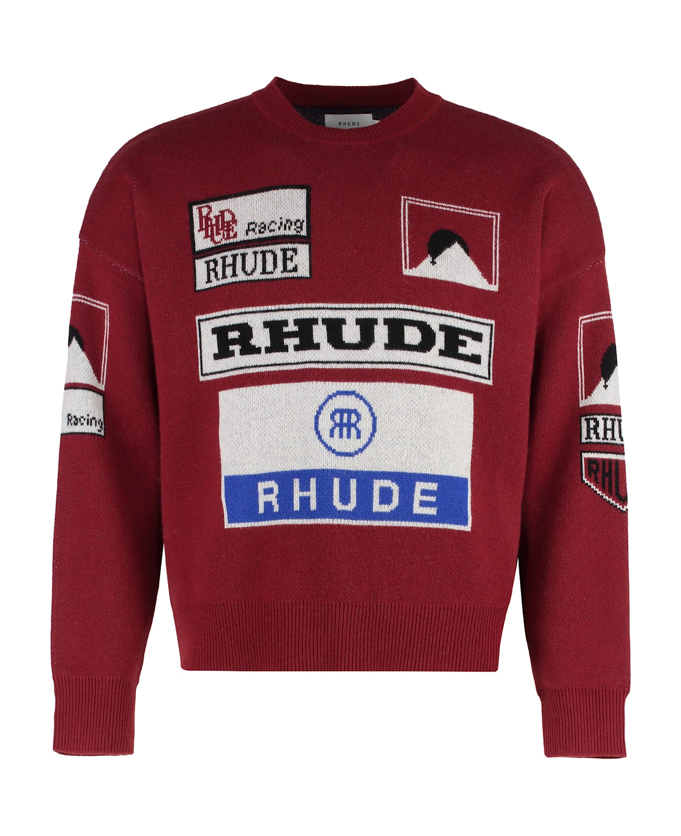 Rhude Wool And Cashmere Sweater - red