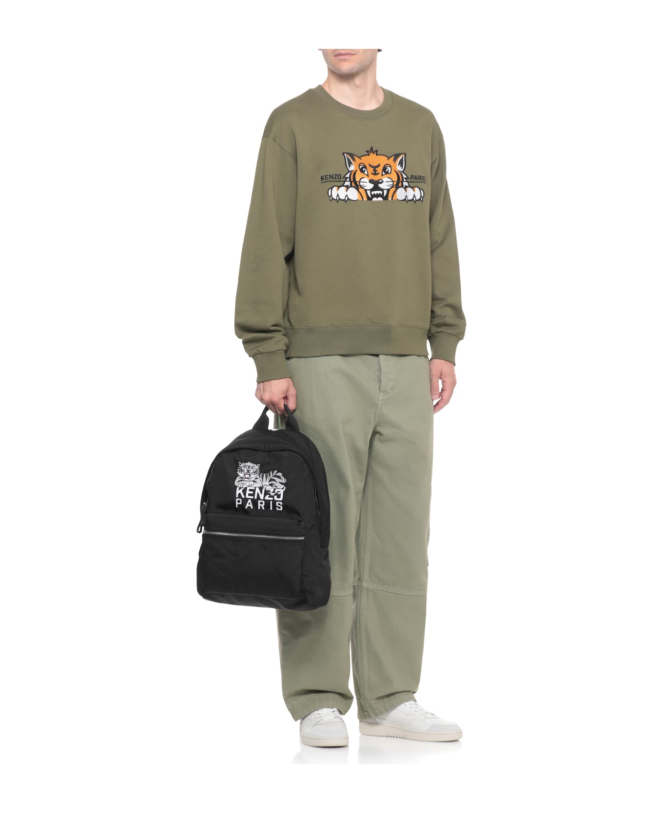Kenzo Happy Tiger Sweatshirt - Green