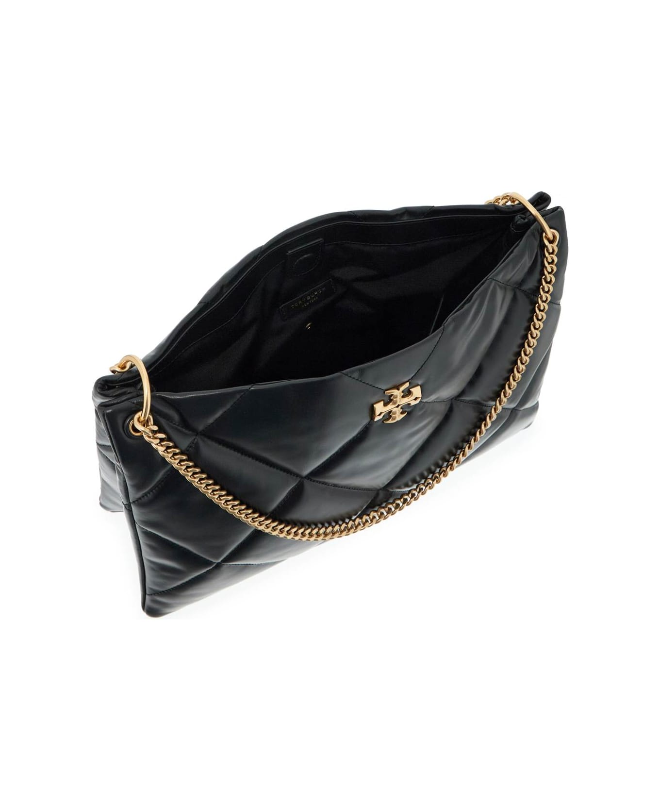 Tory Burch Kira Diamond Quilt Satchel Bag - Black